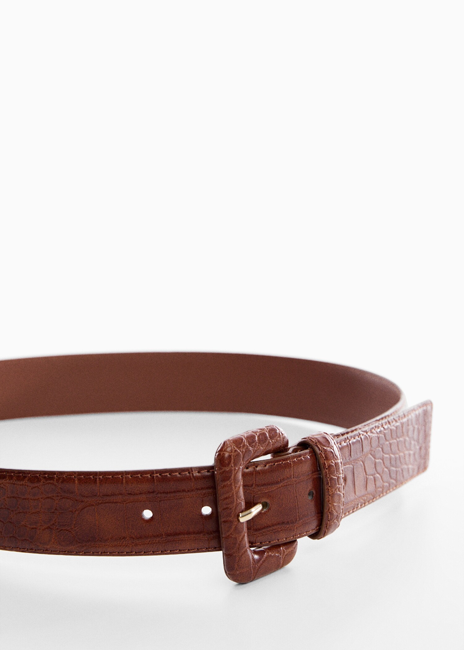 Animal print effect belt - Medium plane