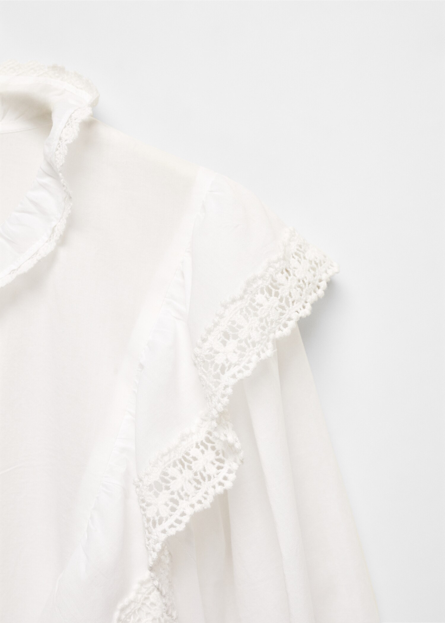 Blouse volantée dentelle - Details of the article 8