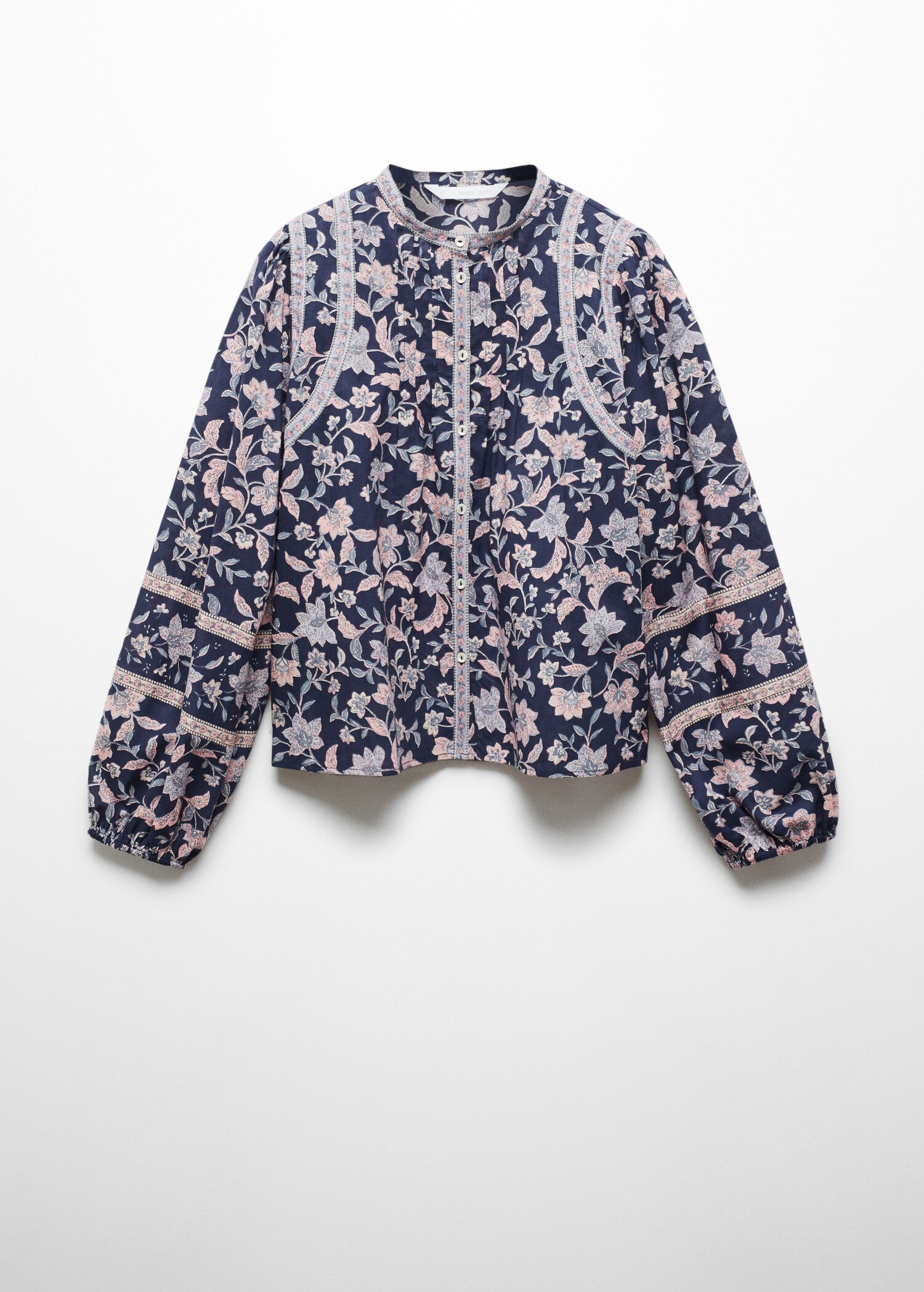 Blusa algodón estampado flores - Artículo sin modelo