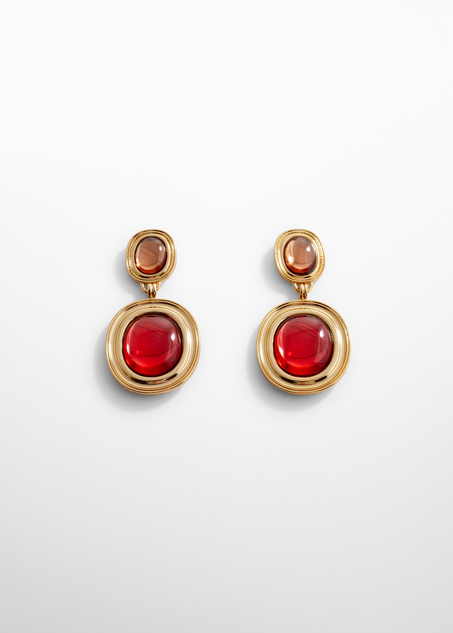 Boucles d’oreilles pierres combinées - Article sans modèle
