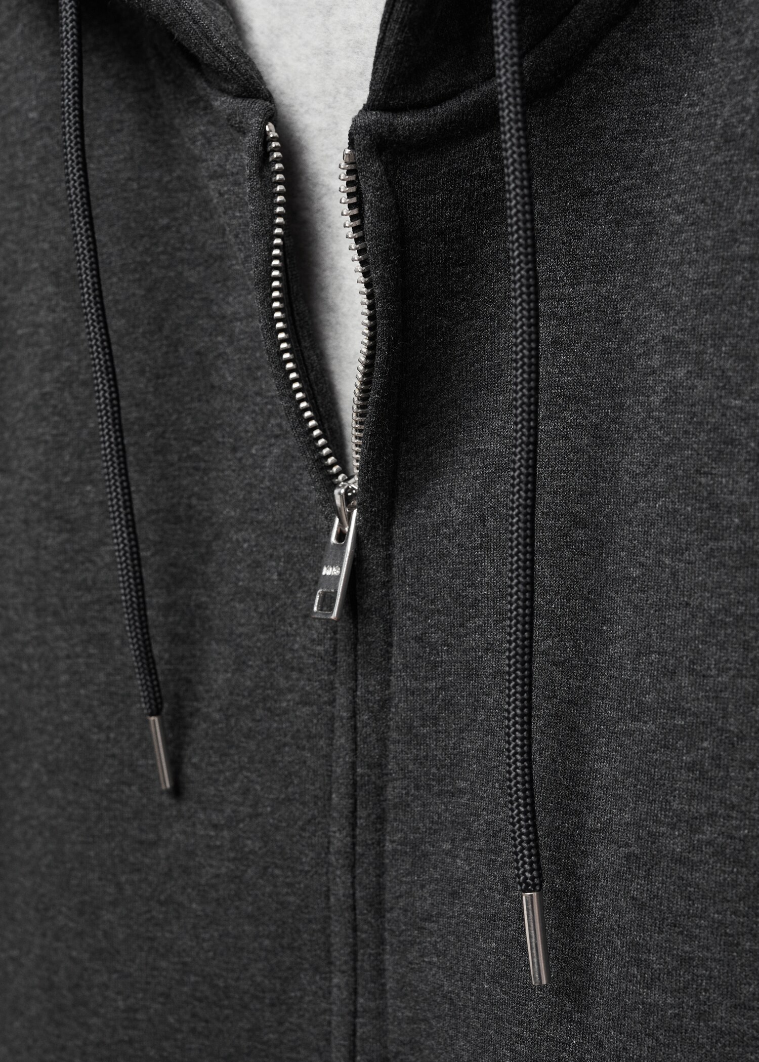 Sudadera algodón capucha cremallera - Detalle del artículo 8