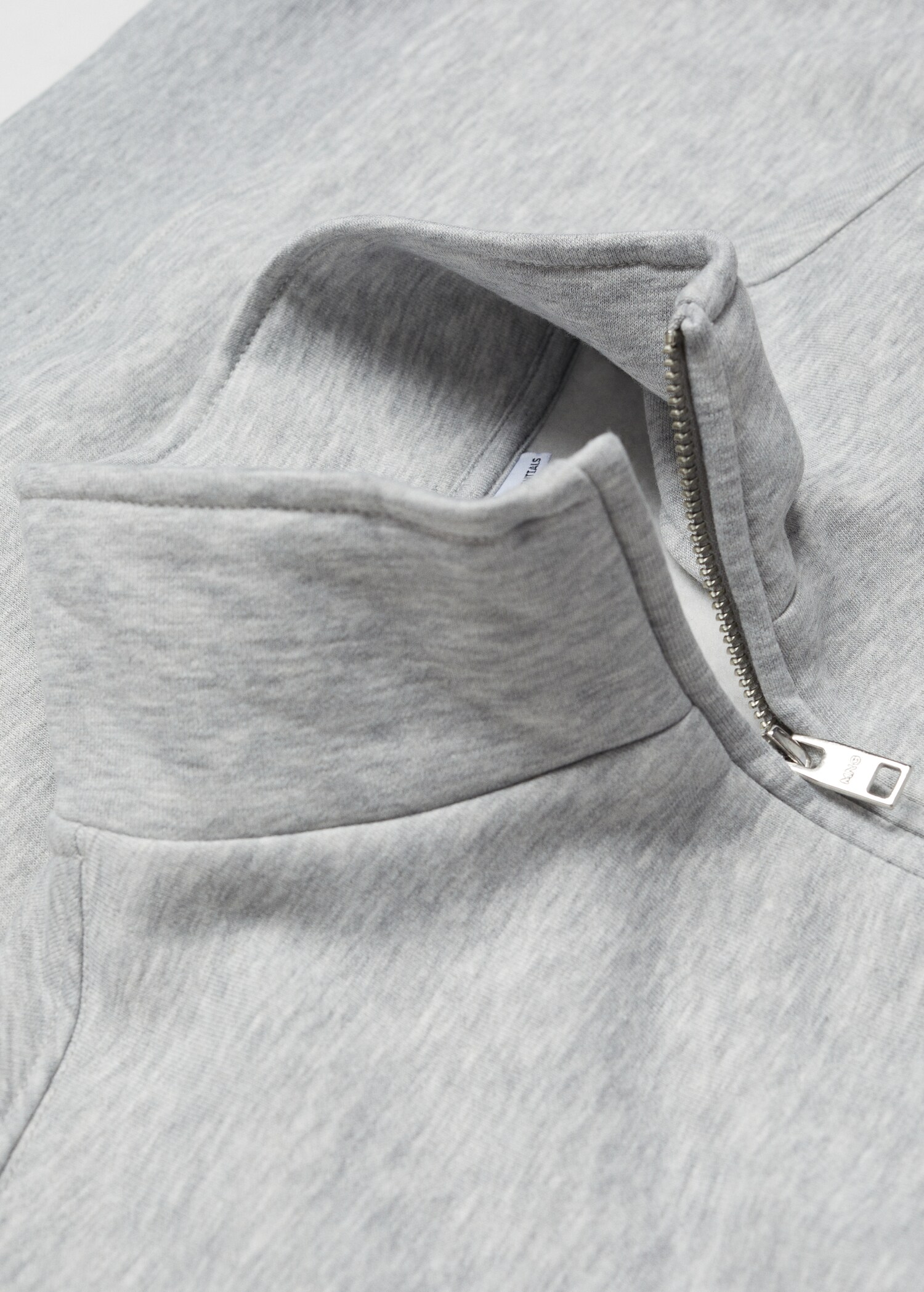 Sweat-shirt coton col zippé - Détail de l'article 8