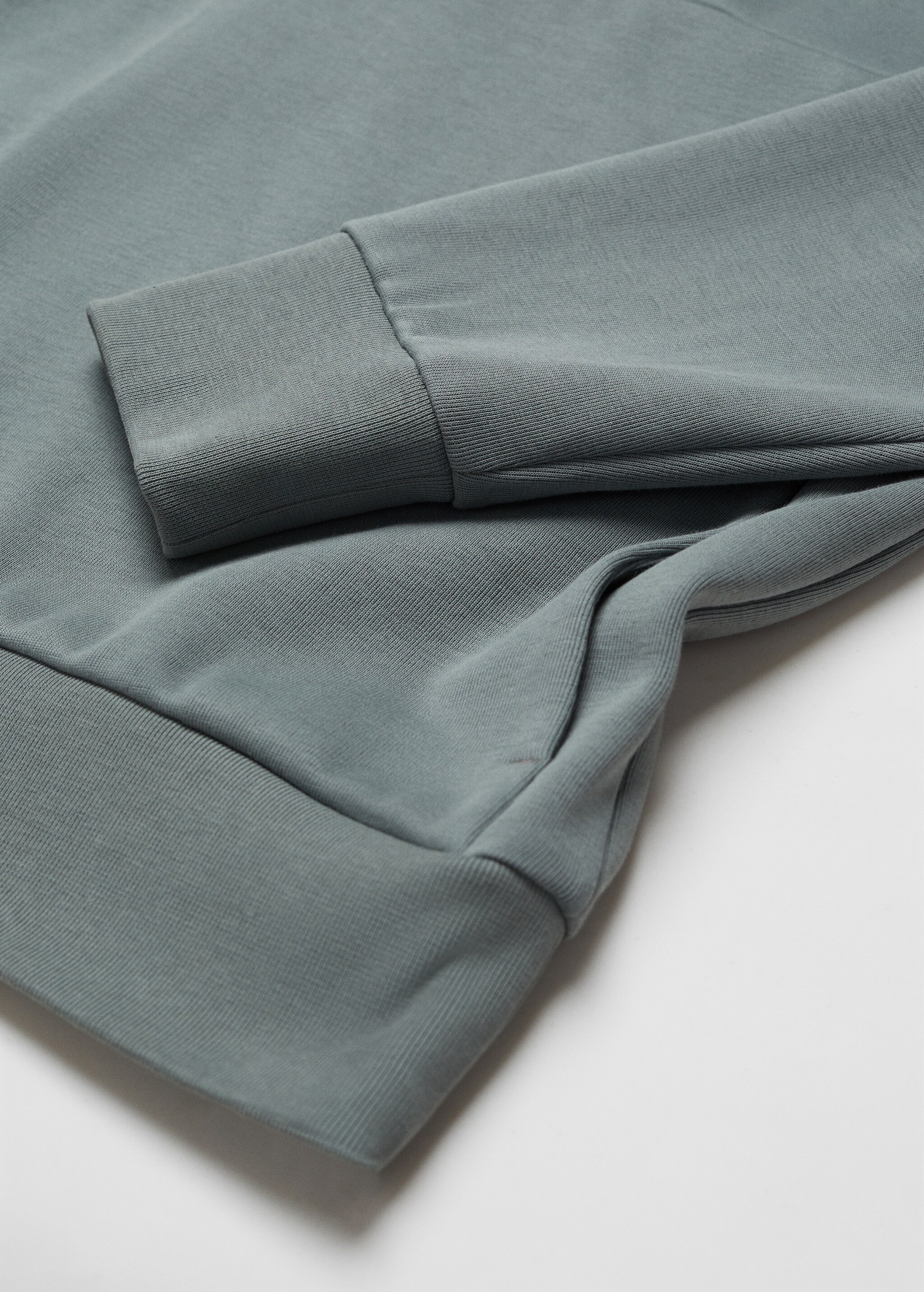 Sweat-shirt coton oversize fermeture Éclair - Details of the article 8