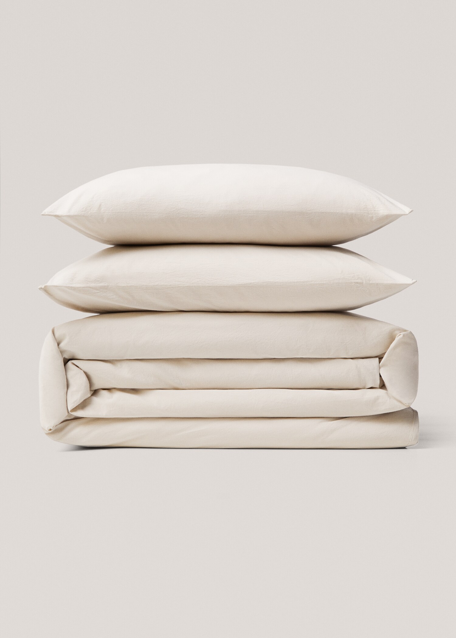 Housse de couette coton lavé lit 90 cm - Article sans modèle