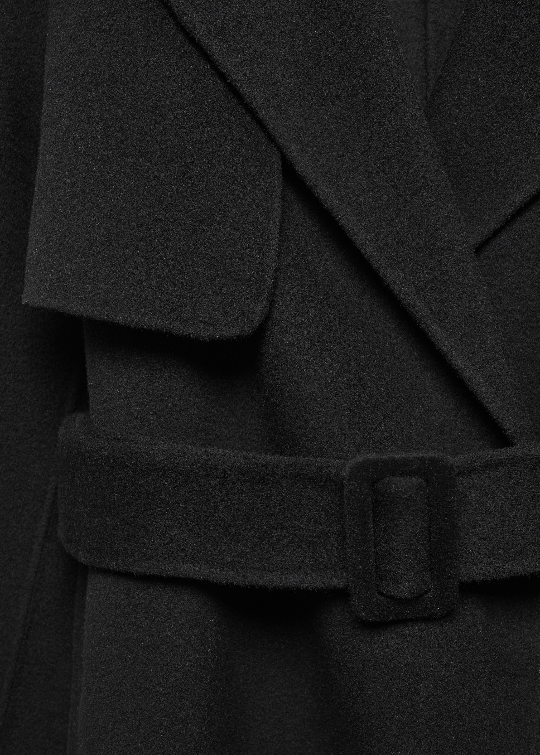 Wool coat with handmade belt - Details of the article 8
