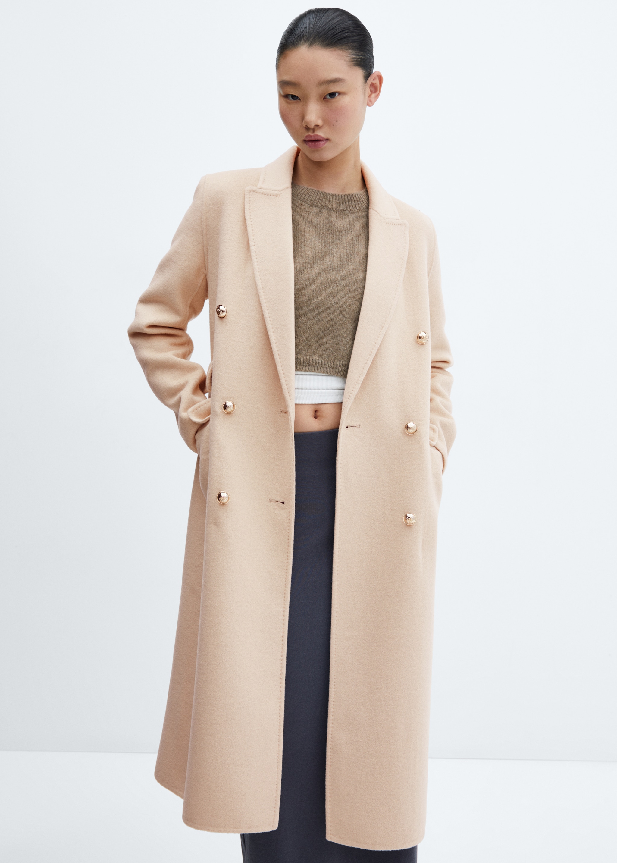 Trench Coat Manteau Beige Mi Long Femme Mi Long Manteau Beige