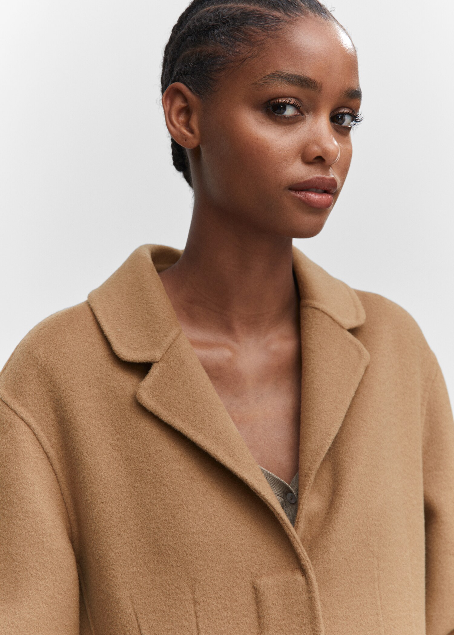 Manteau laine fait main oversize - Détail de l'article 1