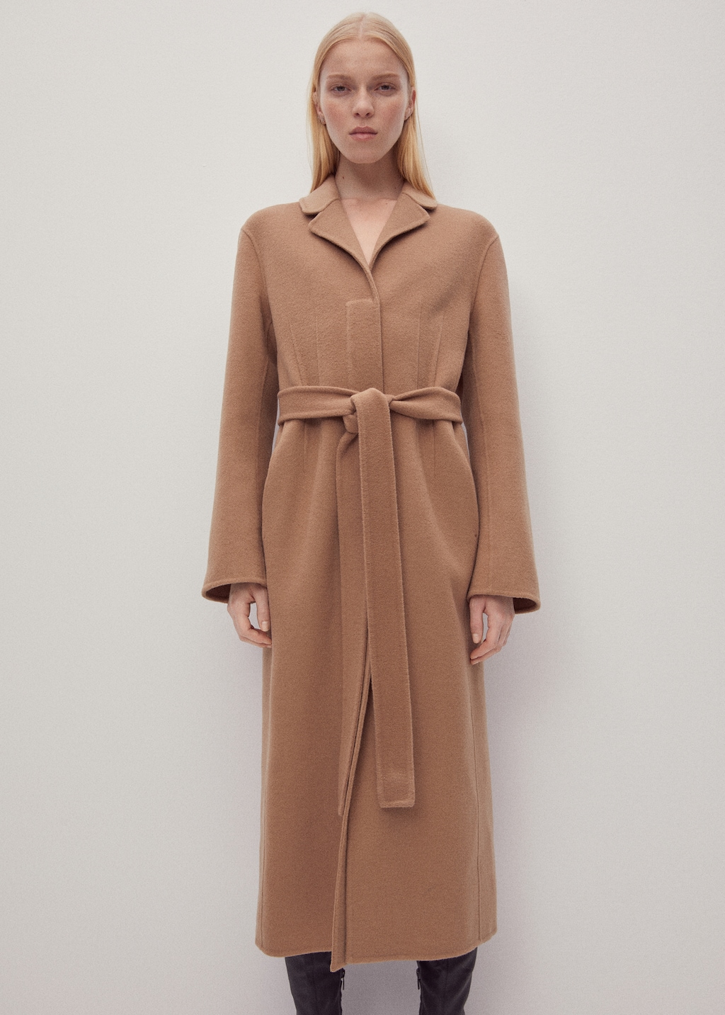 Handmade oversized wool coat