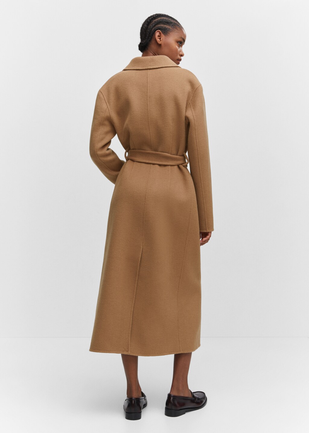 Handmade oversized wool coat - Women | MANGO Niger