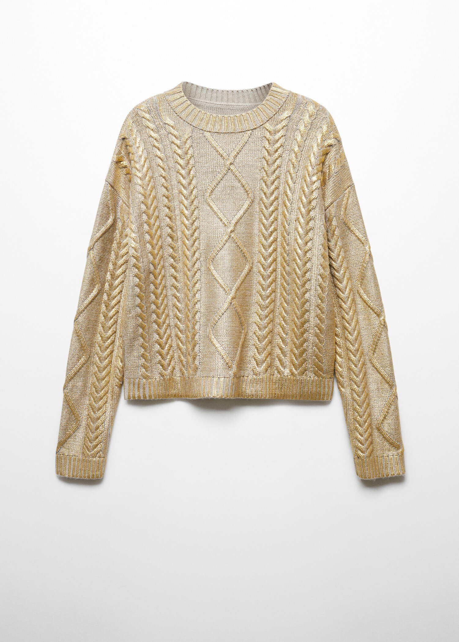 Pull-over torsadé foil - Article sans modèle