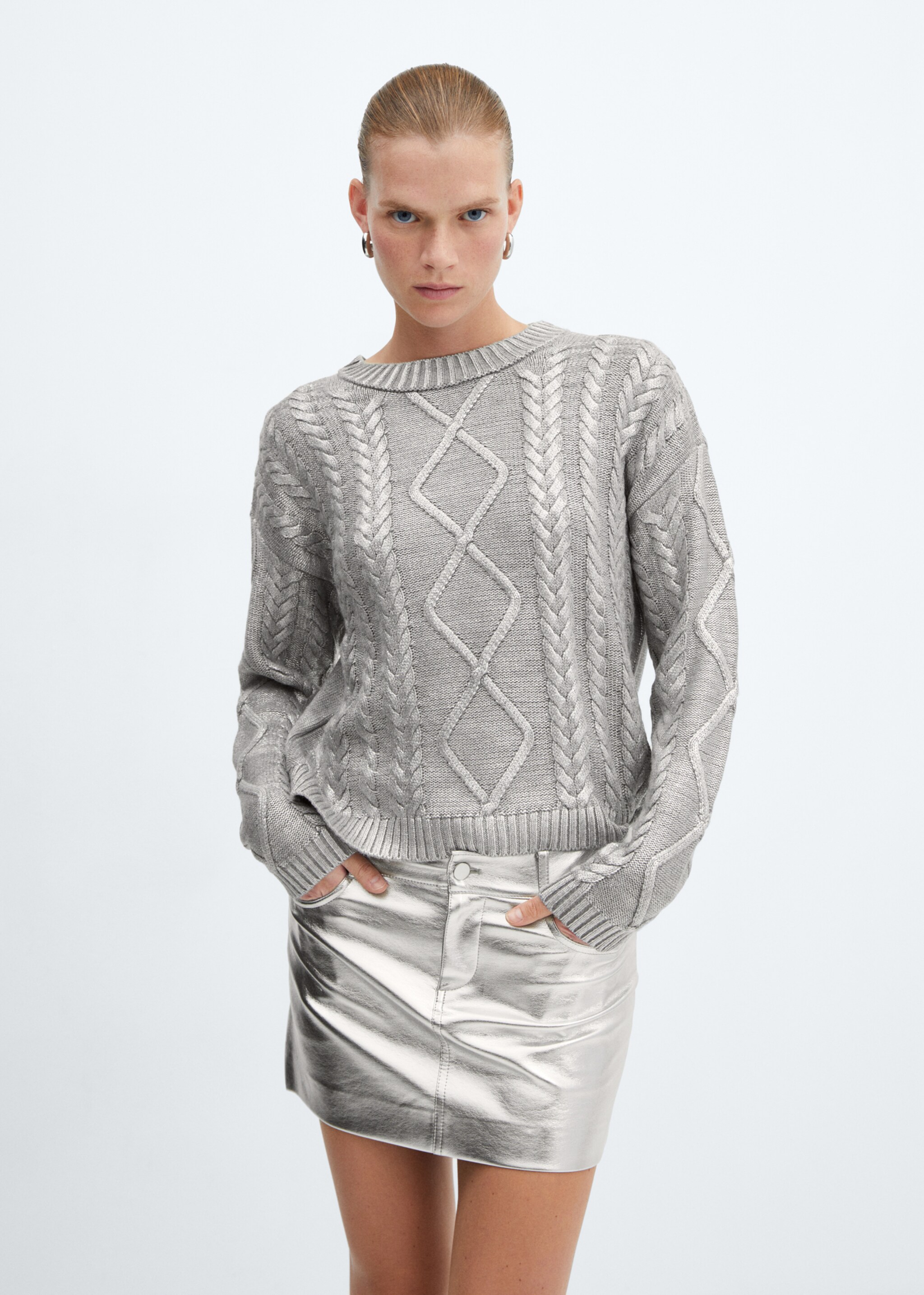 Foil braided jumper - Medium plane
