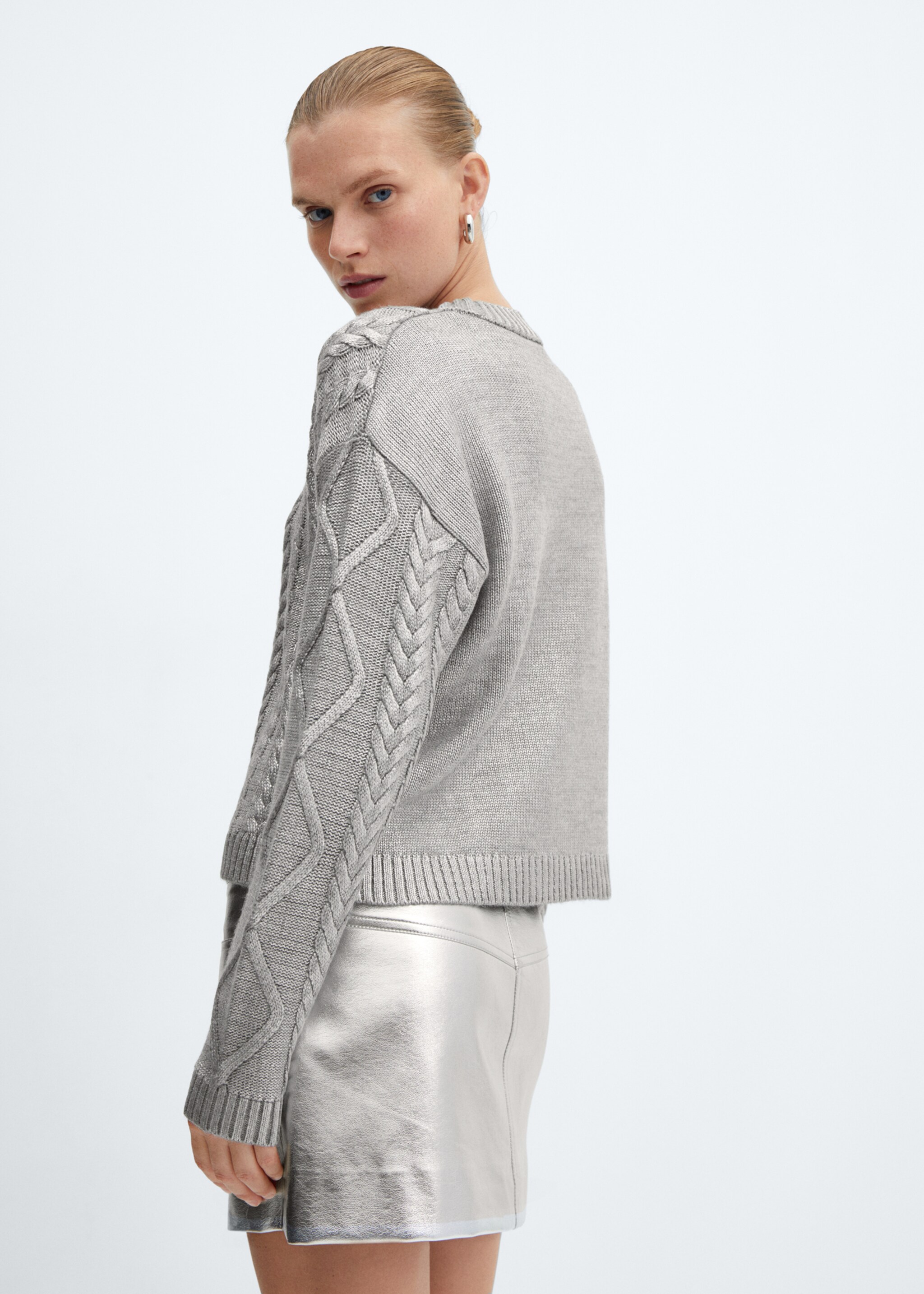 Foil braided jumper - Reverse of the article