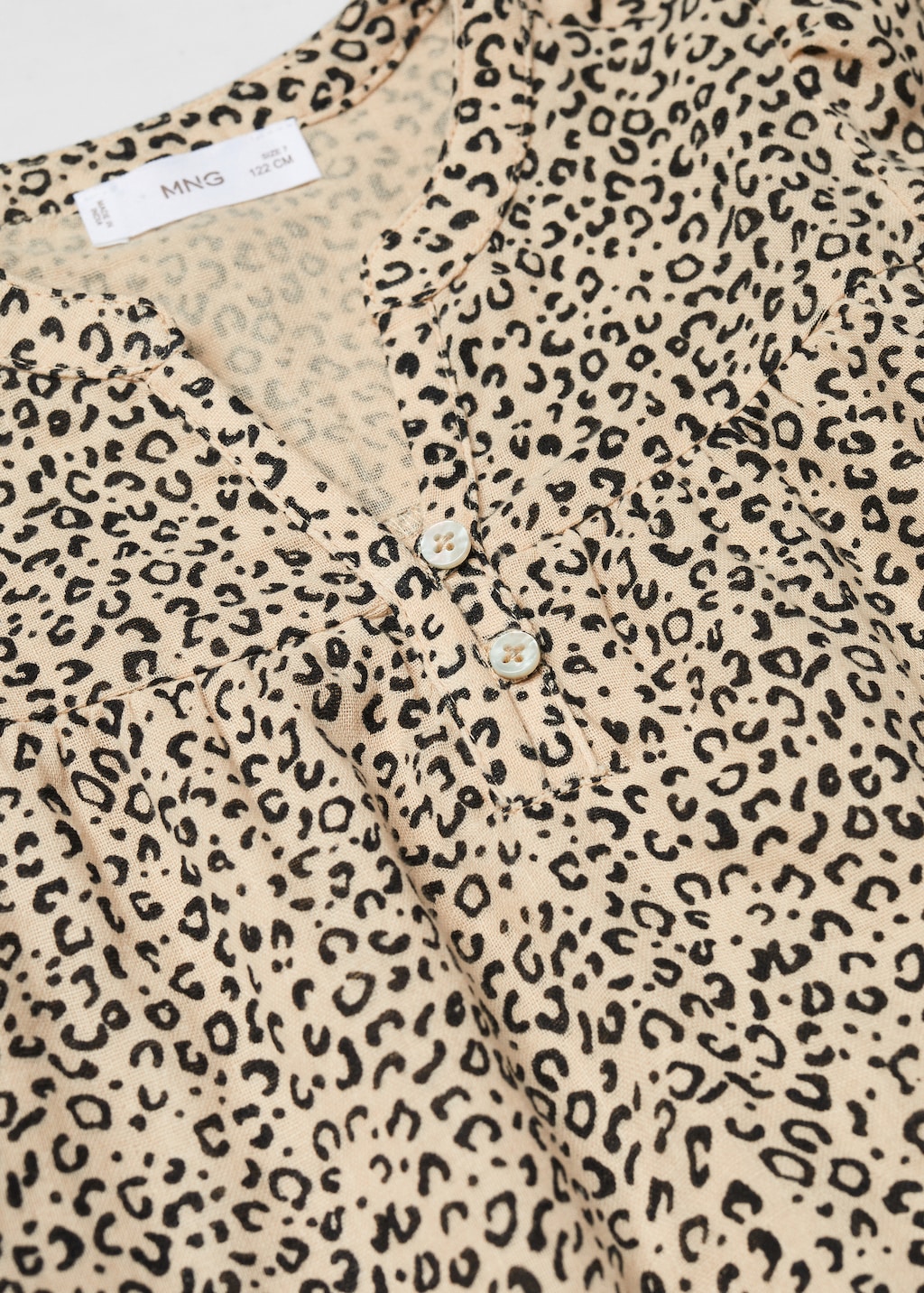 Leopard print blouse Kids MANGO Montenegro