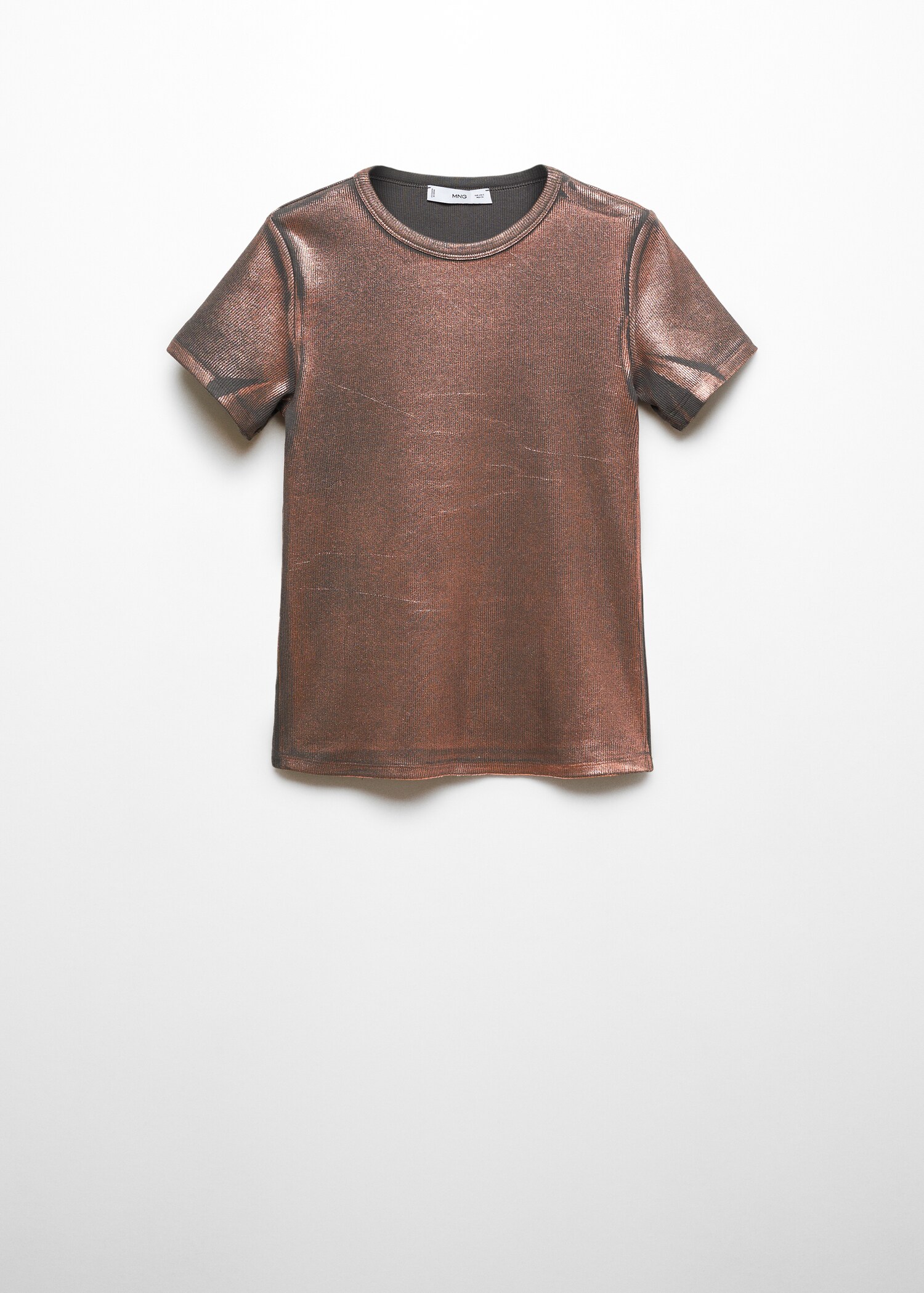 Foil short-sleeved t-shirt - Article without model