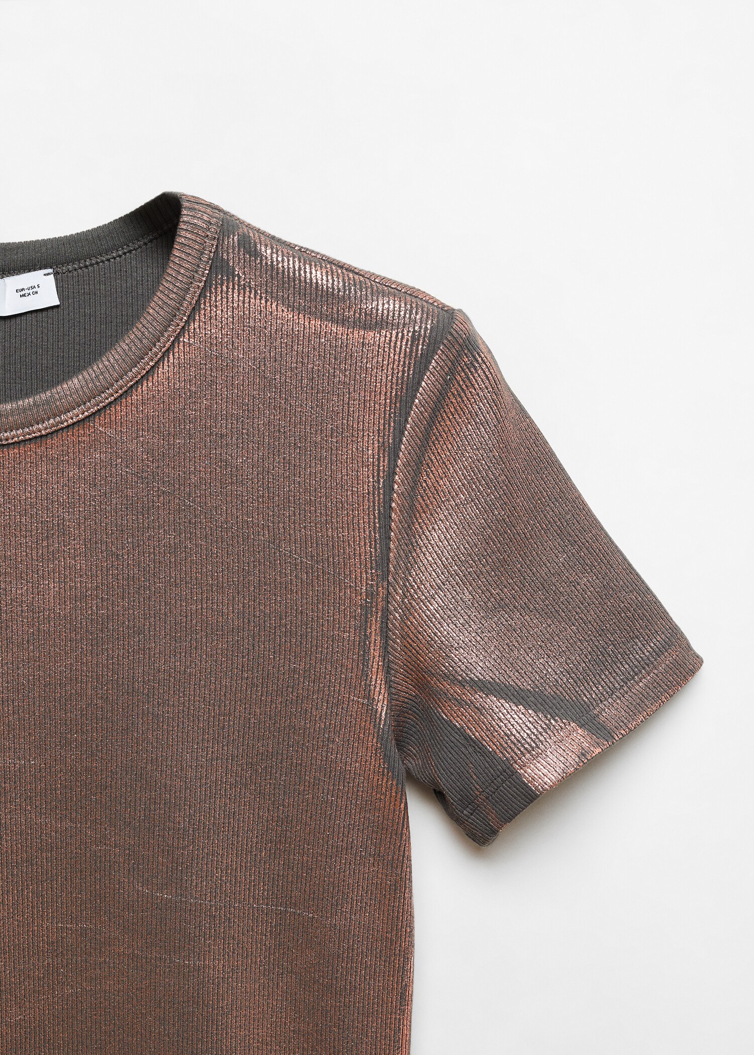 Foil short-sleeved t-shirt - Details of the article 8