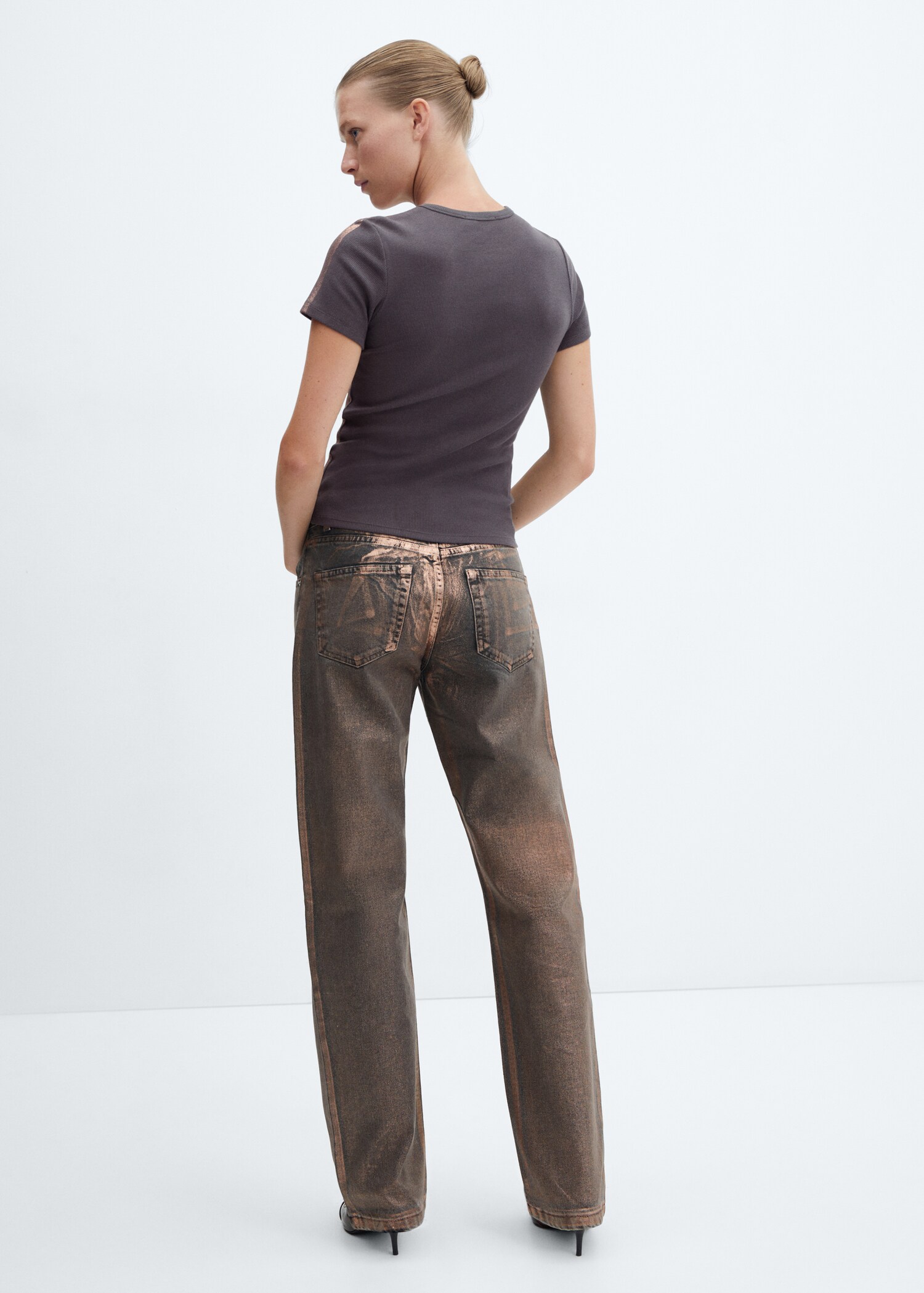 Foil short-sleeved t-shirt - Reverse of the article