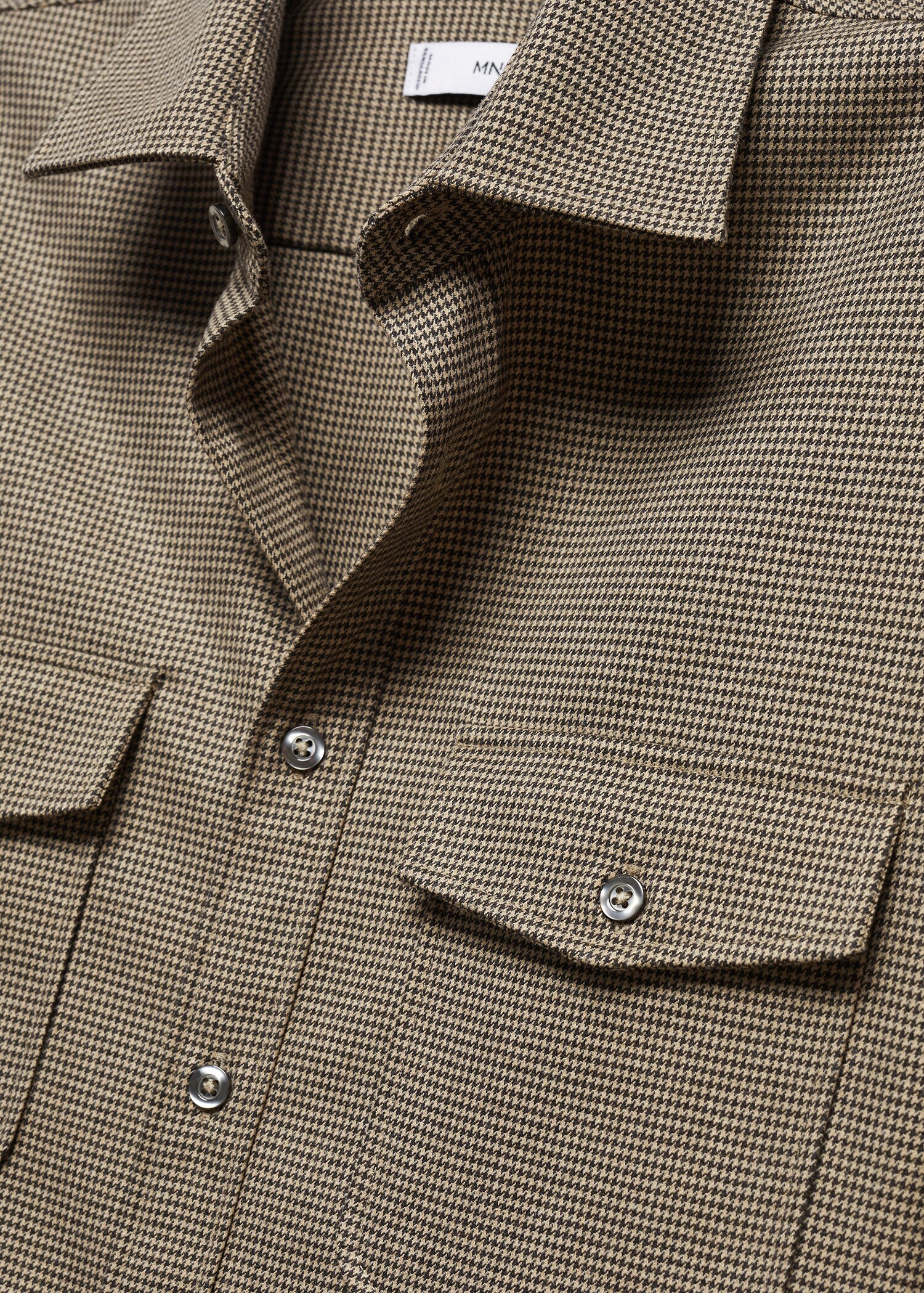 Pocketed cotton overshirt - Details of the article 8