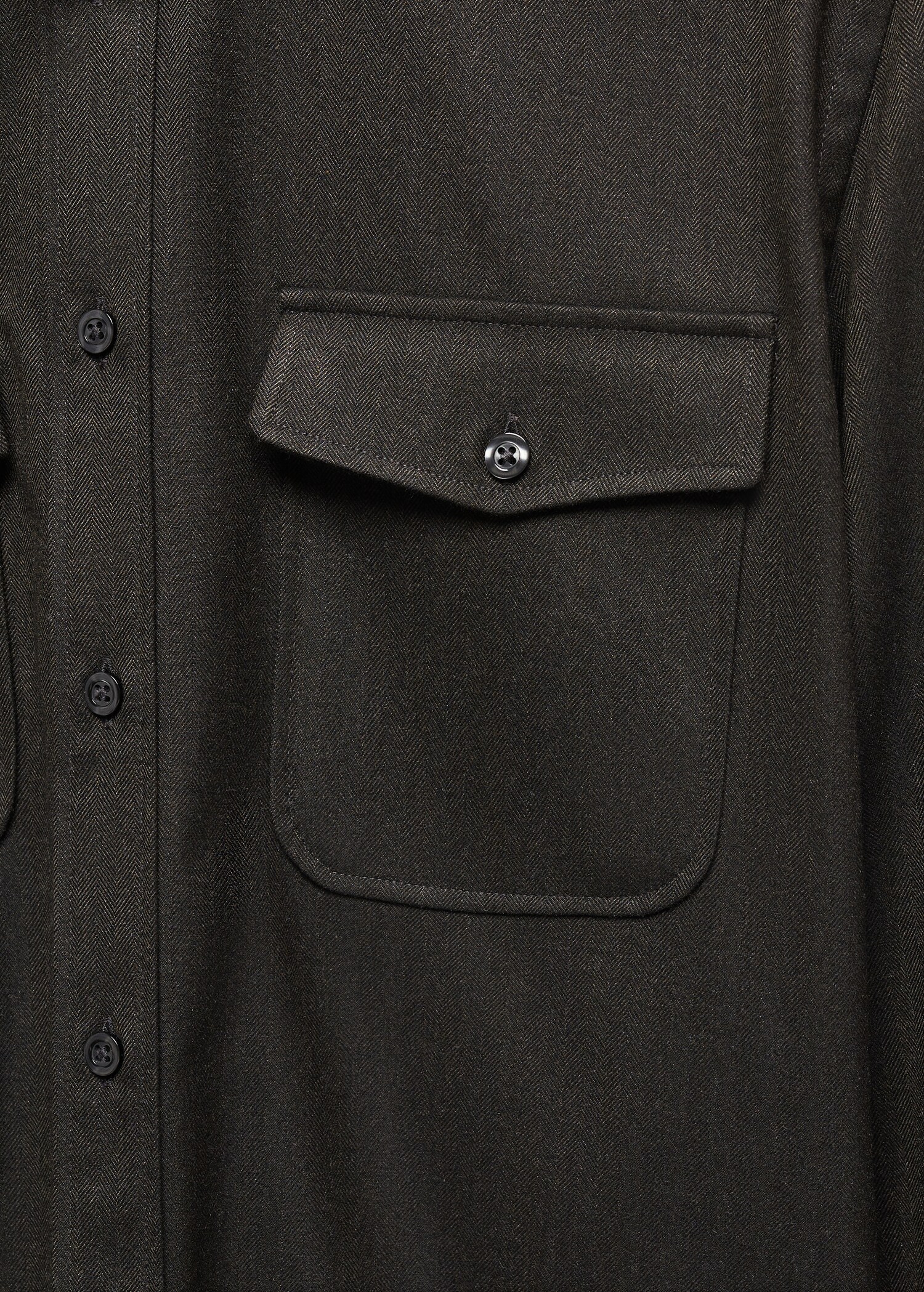 Pocketed cotton overshirt - Details of the article 8
