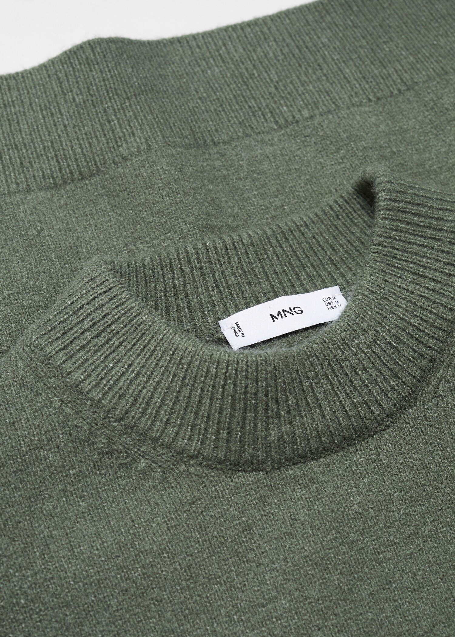Pull col montant laine mélangée - Détail de l'article 8