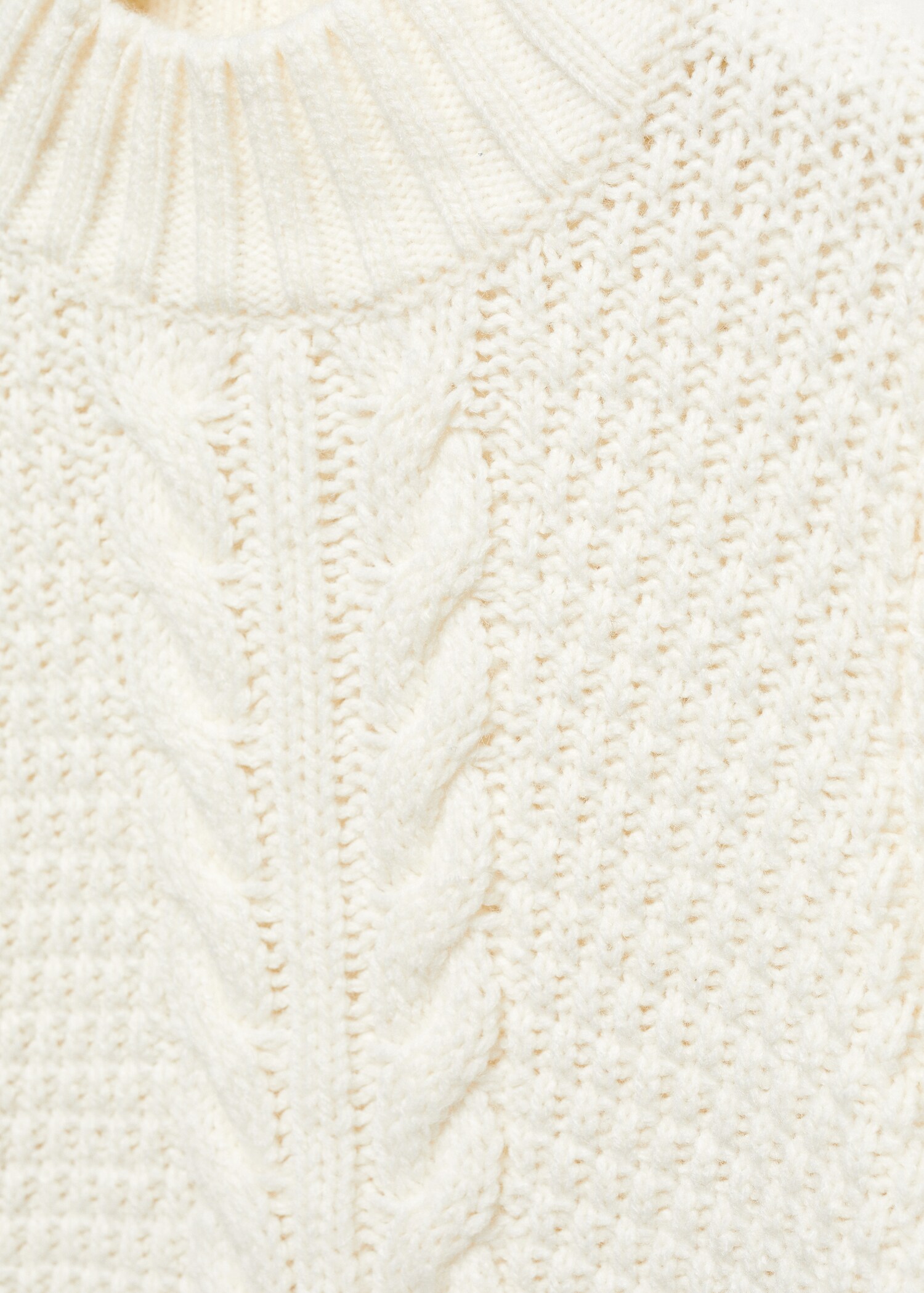 Knitted braided sweater - Details of the article 8