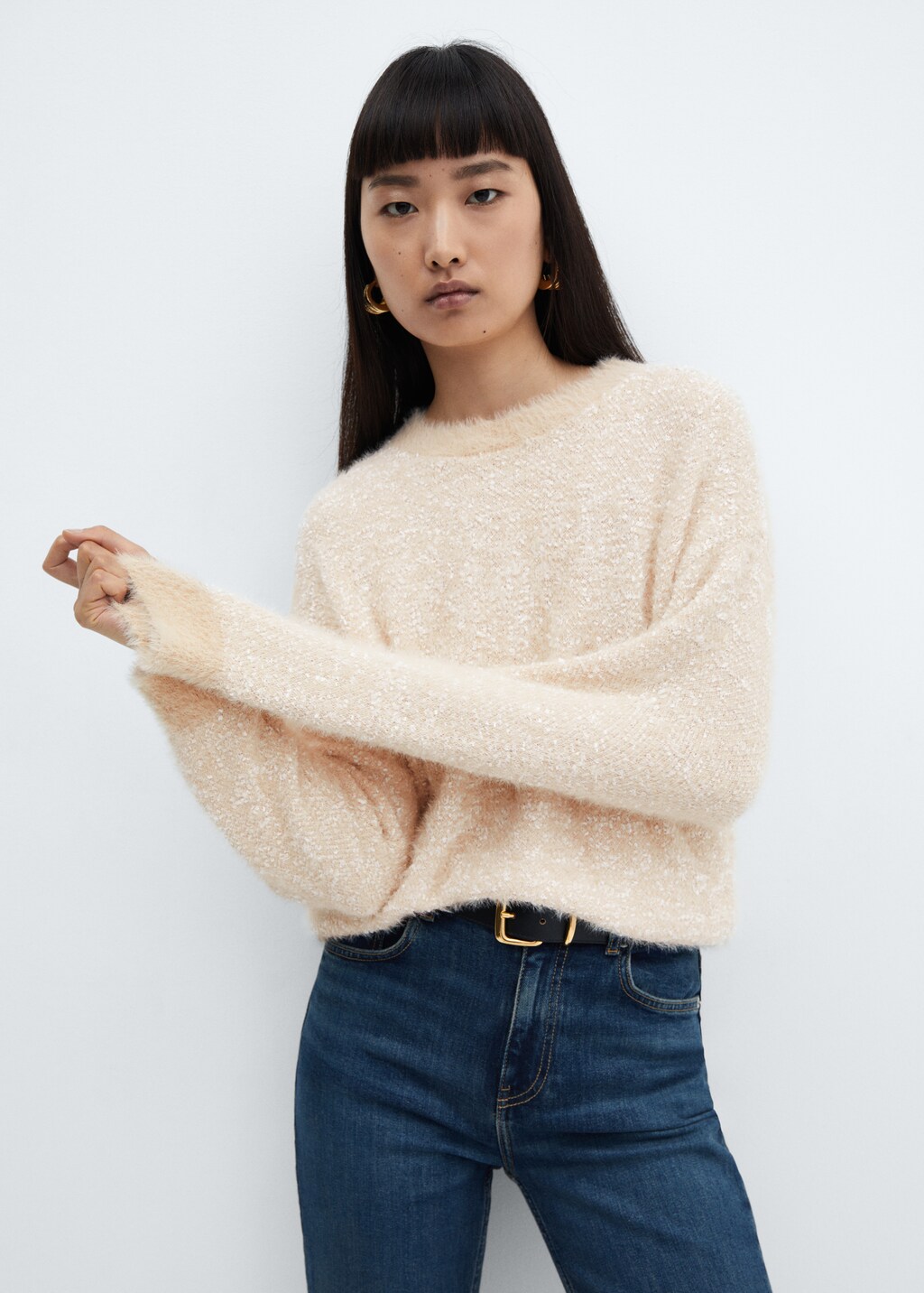 Pull fourrure femme hotsell