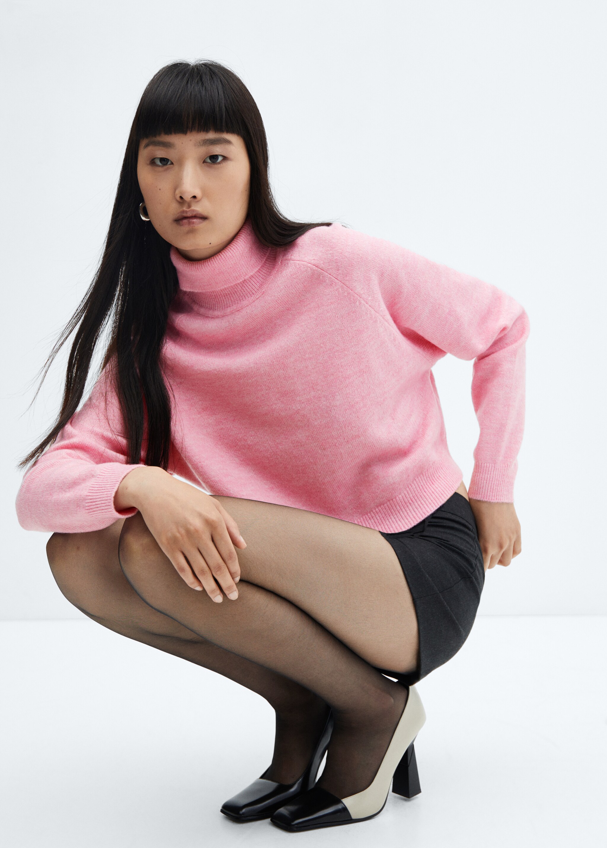 Turtleneck knitted sweater - Details of the article 2