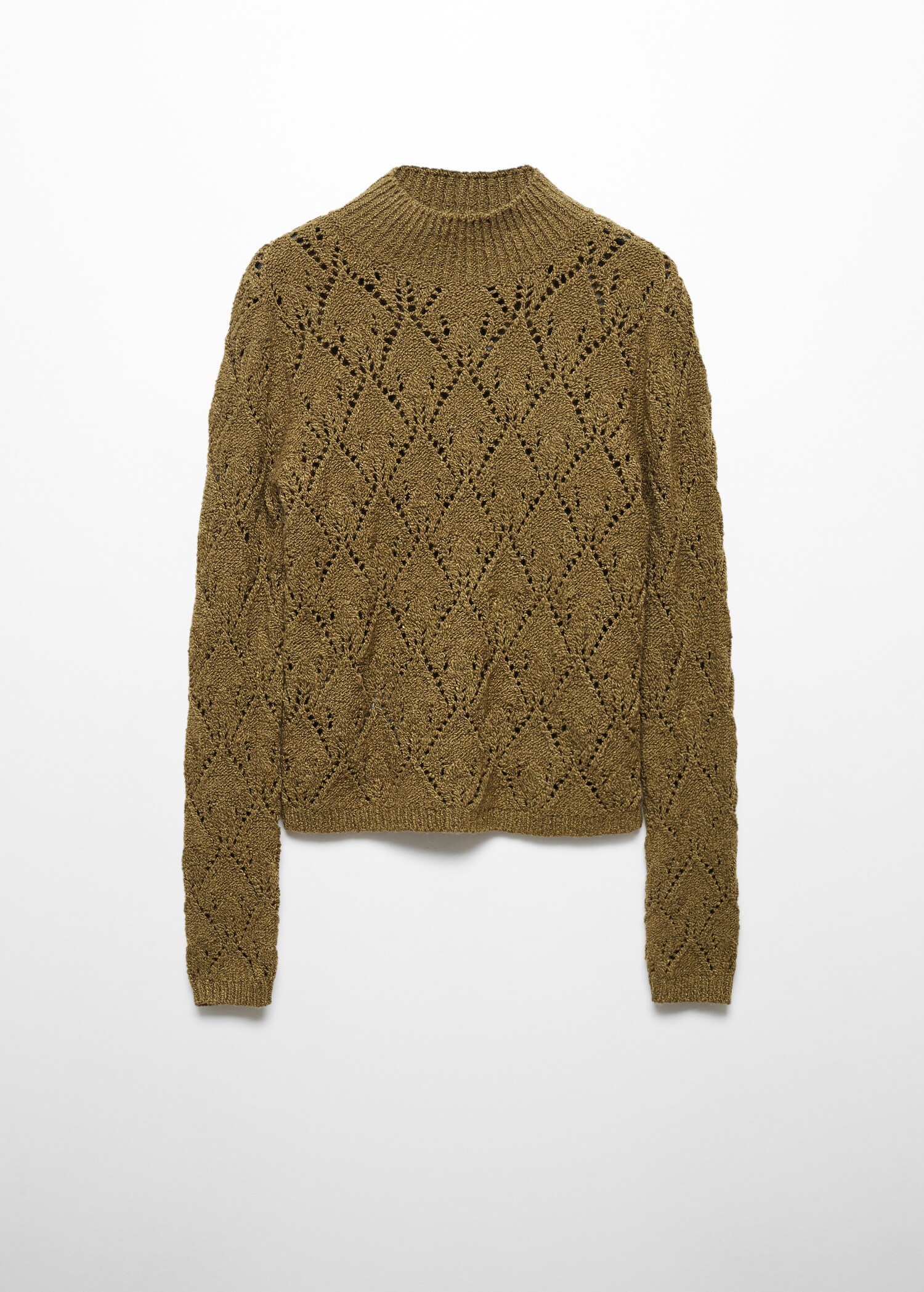 Open work-detail sweater - Article without model
