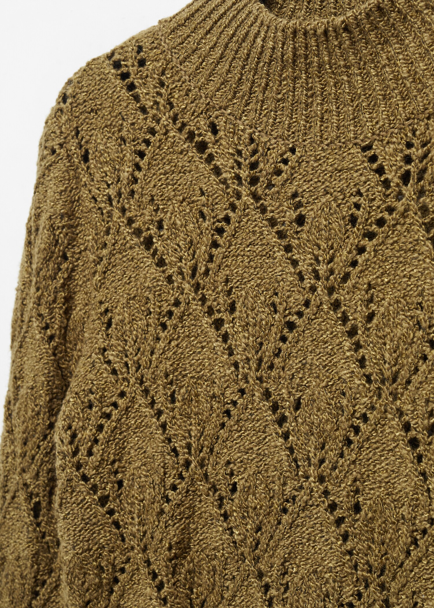 Open work-detail sweater - Details of the article 8