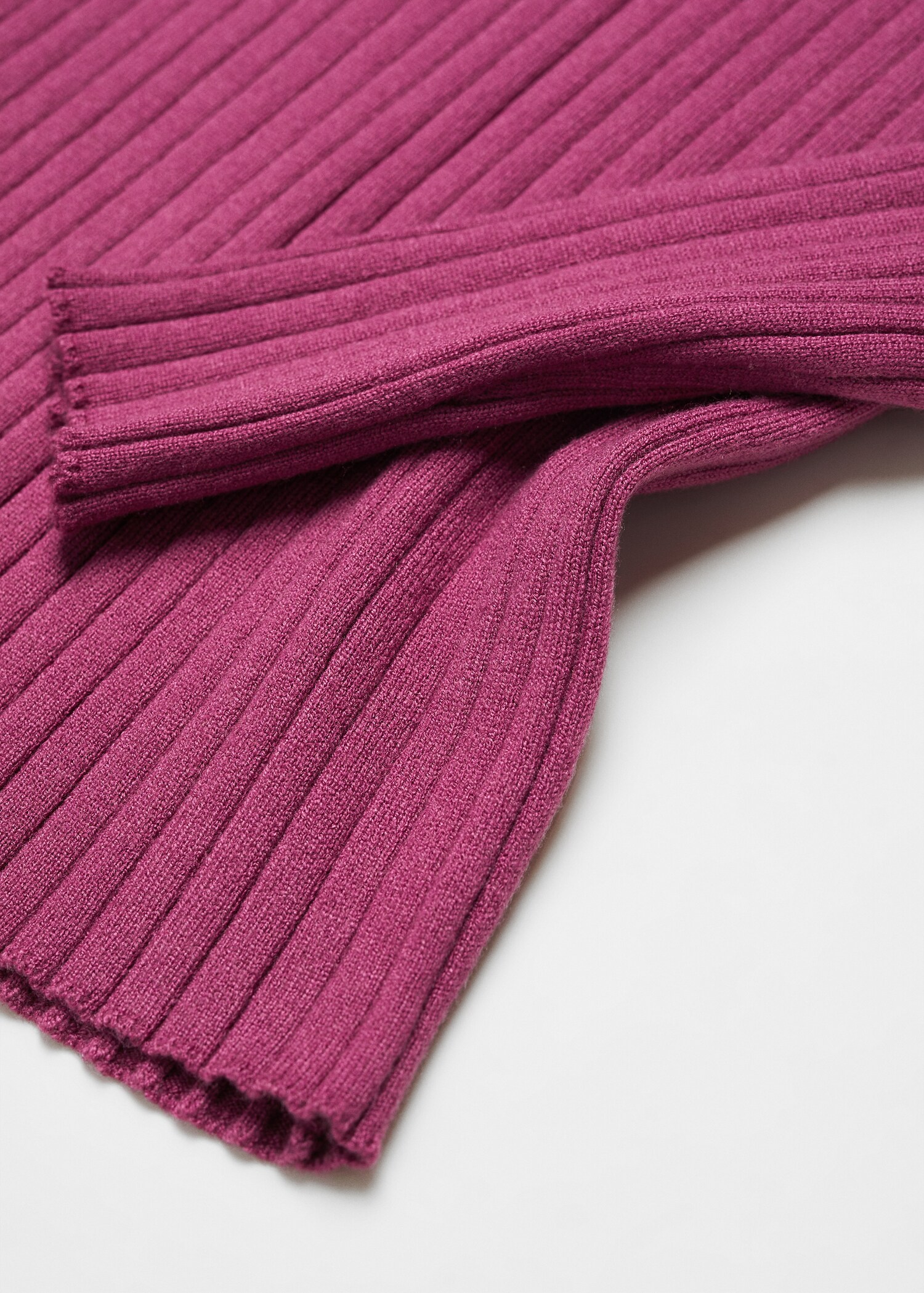 Pull-over à col montant en maille côtelée - Détail de l'article 8