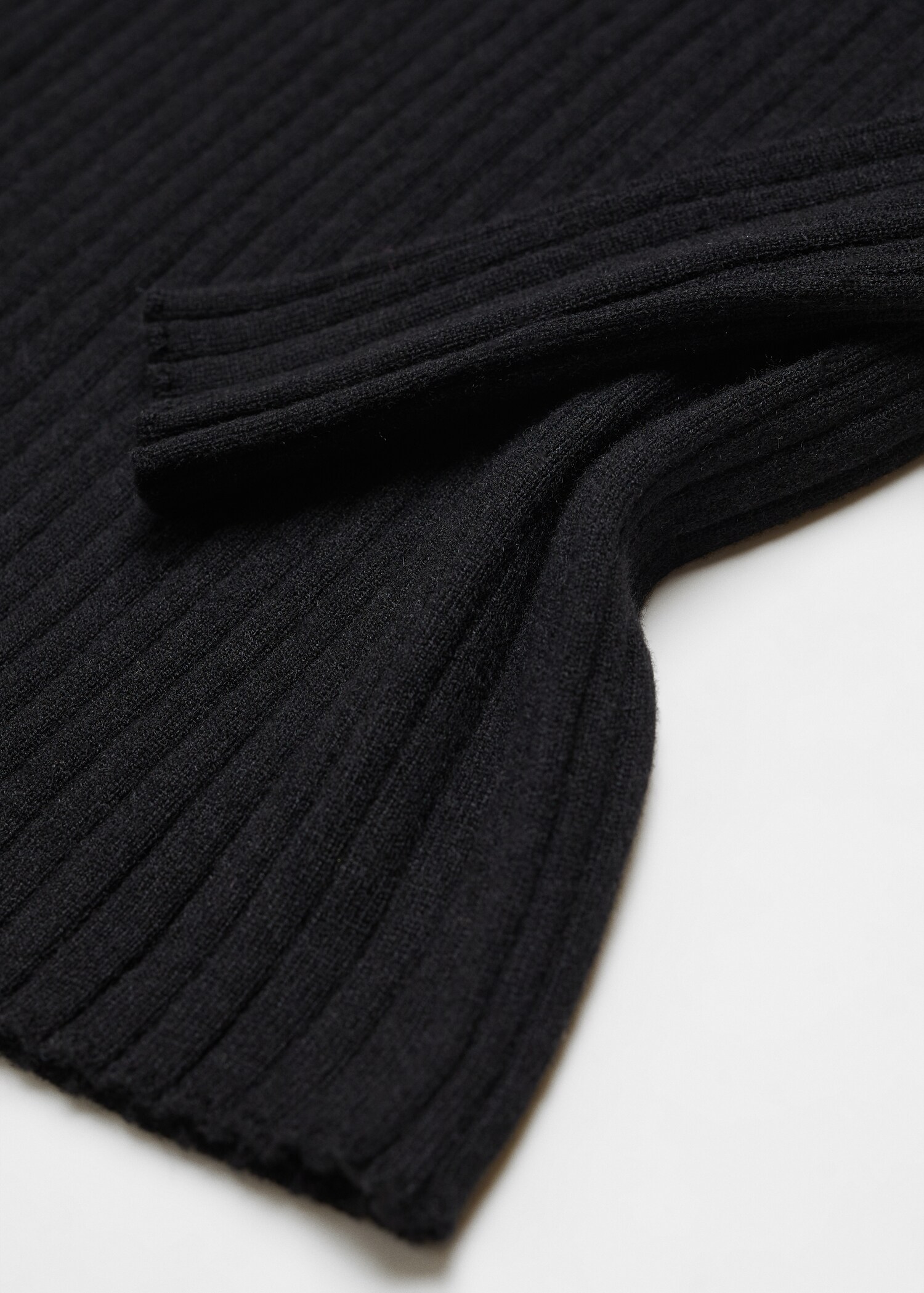 Pull-over à col montant en maille côtelée - Détail de l'article 8