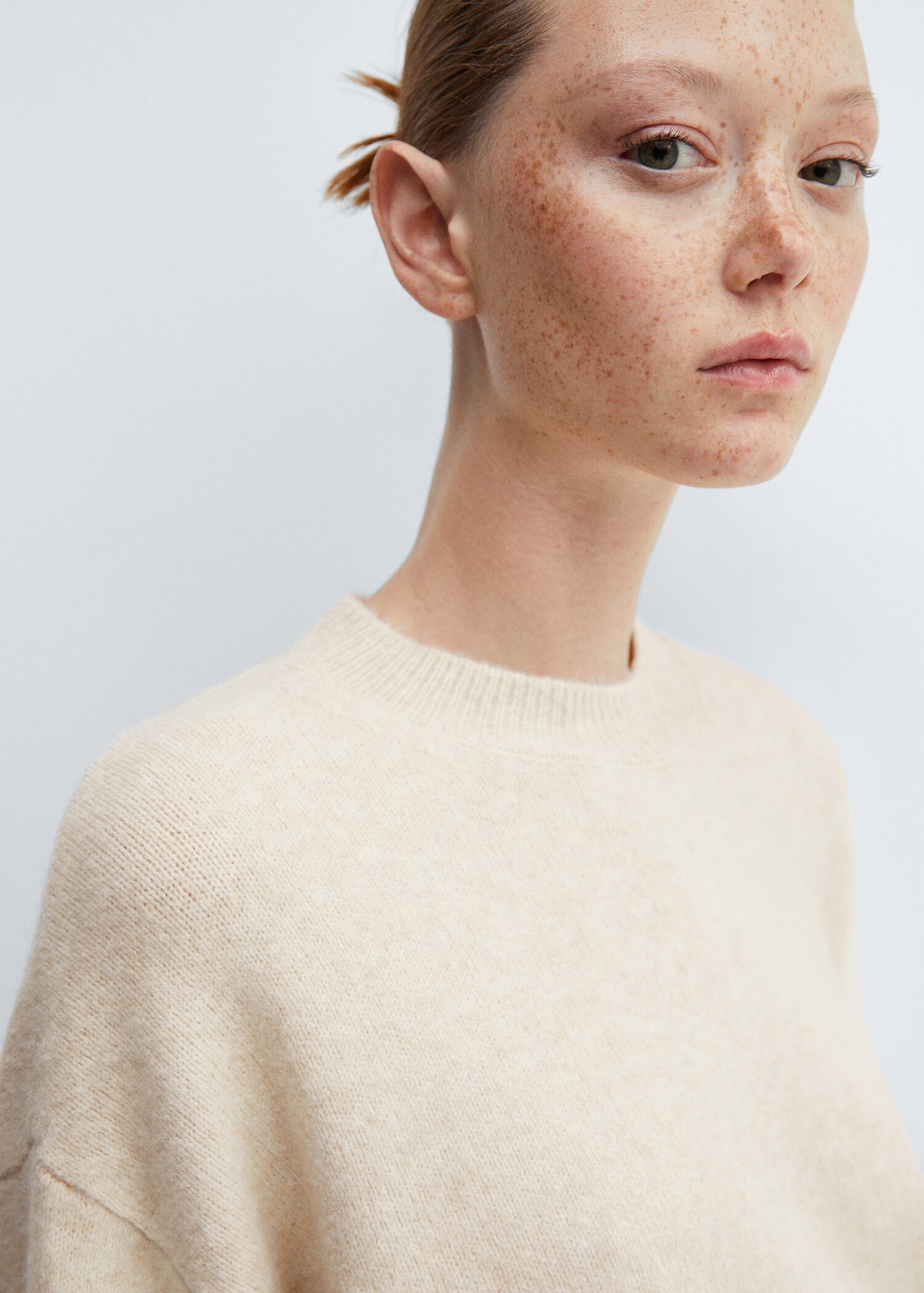 Round-neck knitted sweater  - Detail van het artikel 1