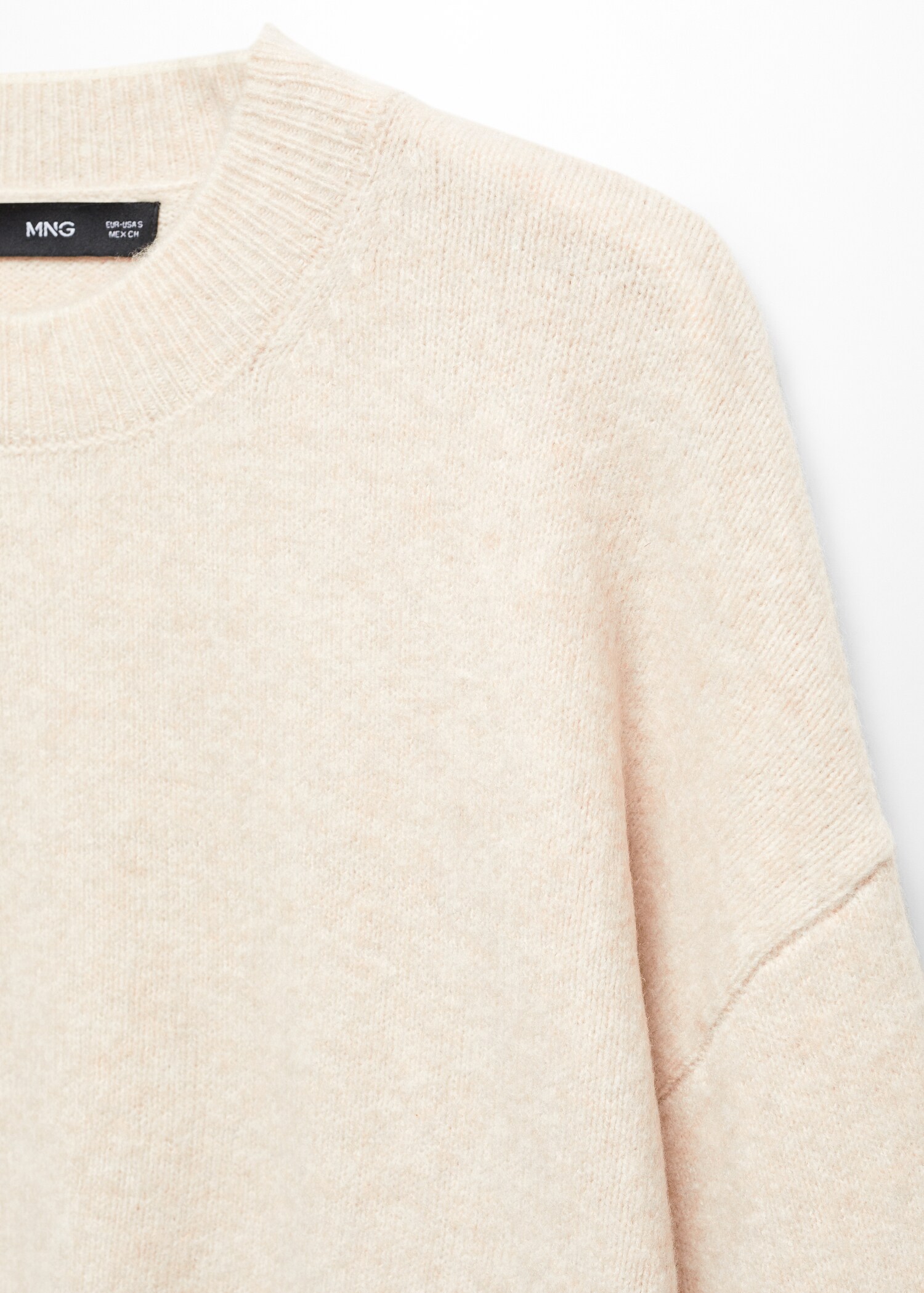 Round-neck knitted sweater  - Detail van het artikel 8