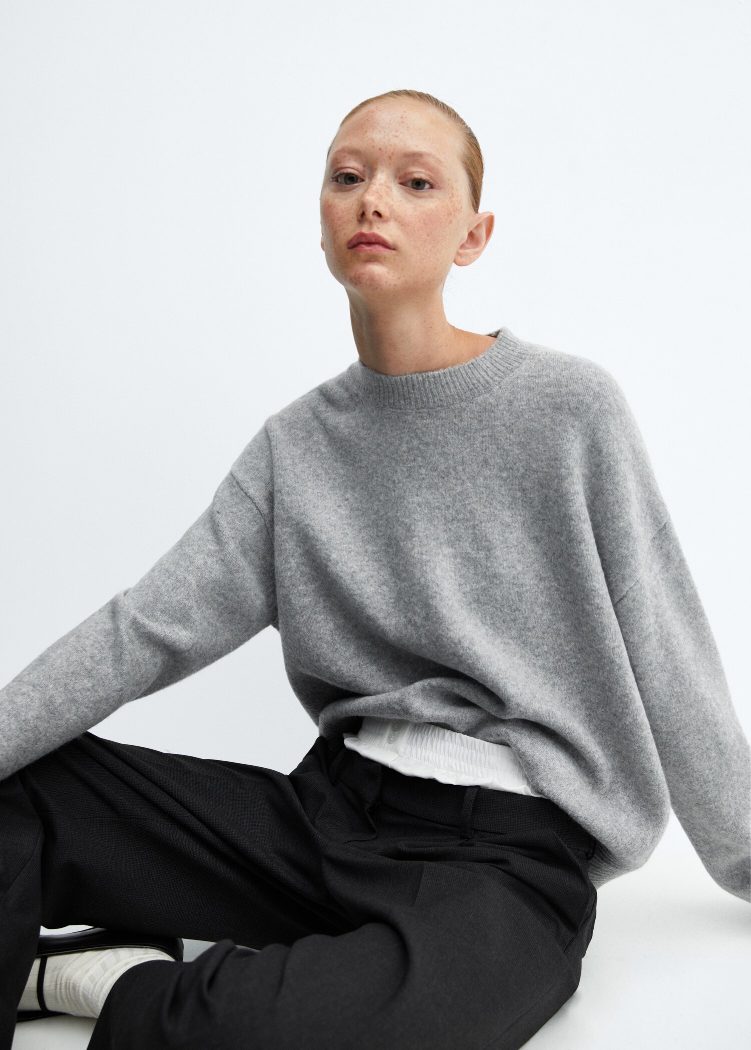 Rundhals-Strickpullover - Detail des Artikels 2