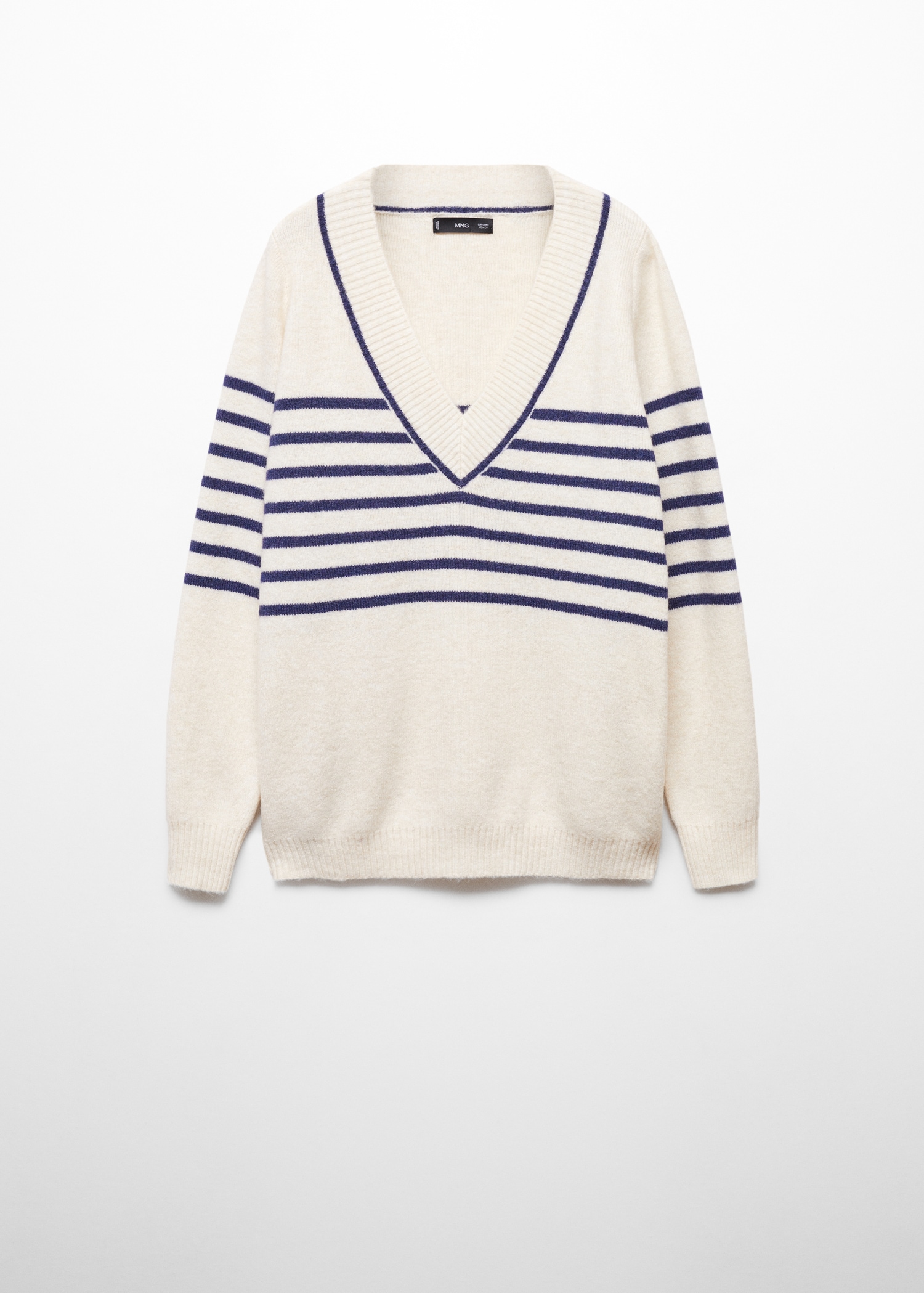 V-neck striped sweater Women MANGO Taiwan area