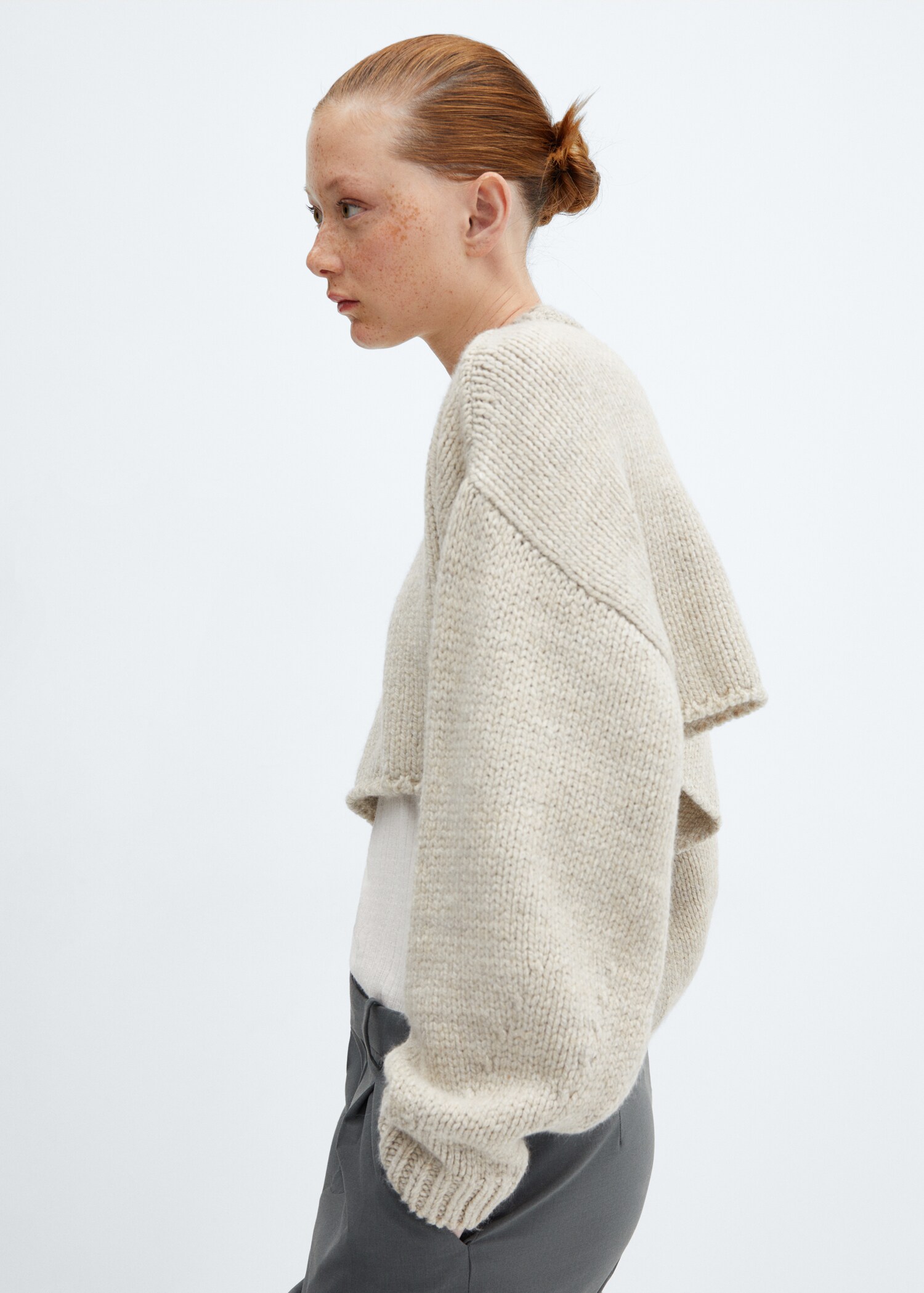Pullover crop collo stondato - Dettaglio dell'articolo 2