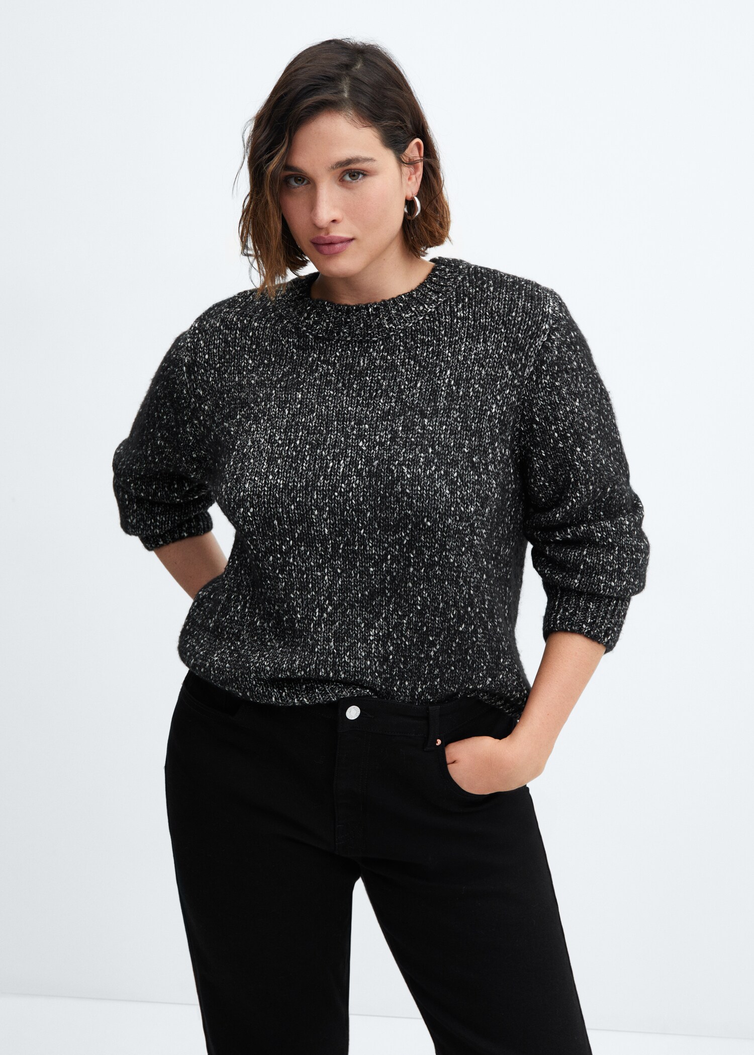 Crewneck lurex sweater - Details of the article 5