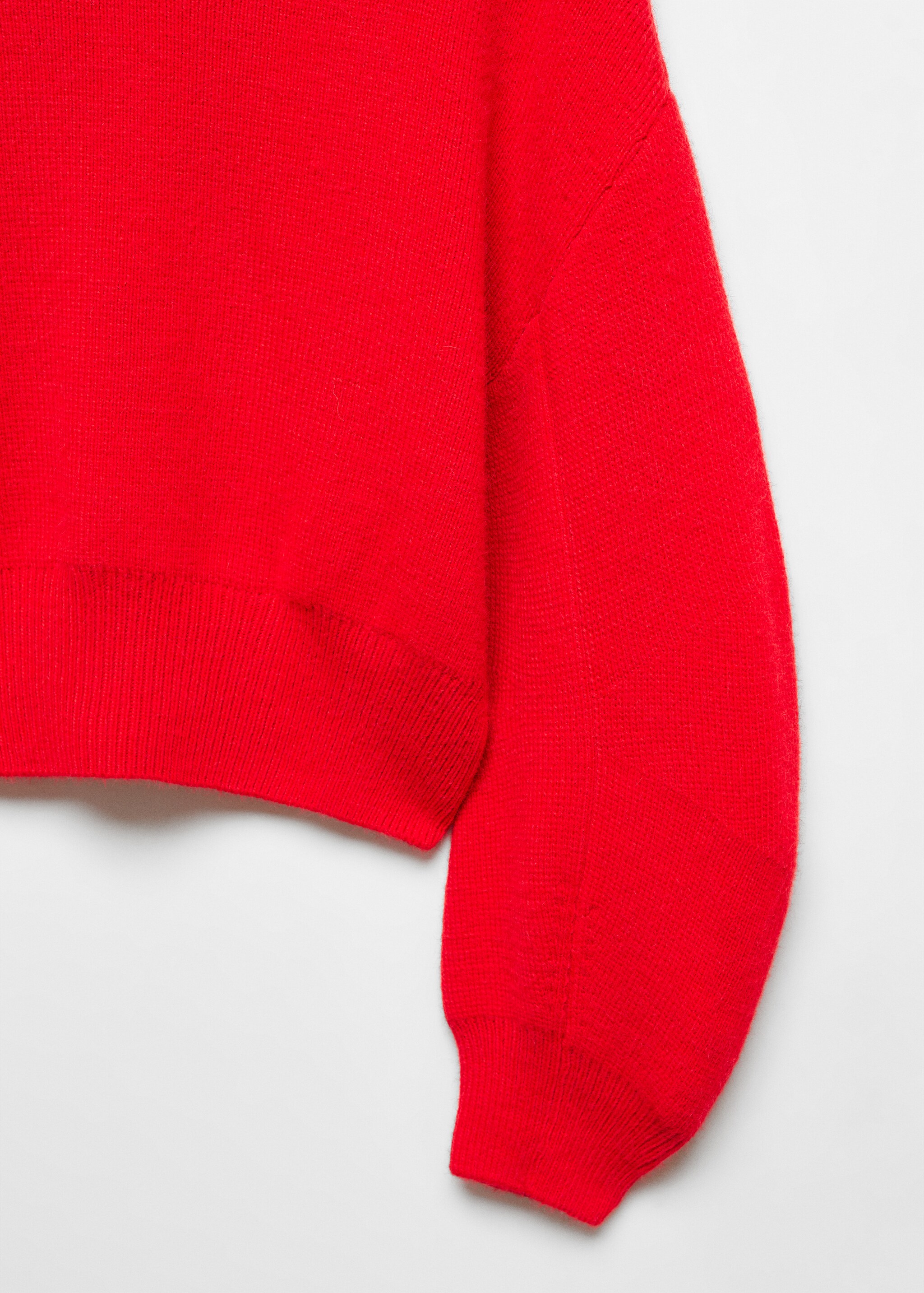 Puff-sleeve knitted sweater - Λεπτομέρεια του προϊόντος 8