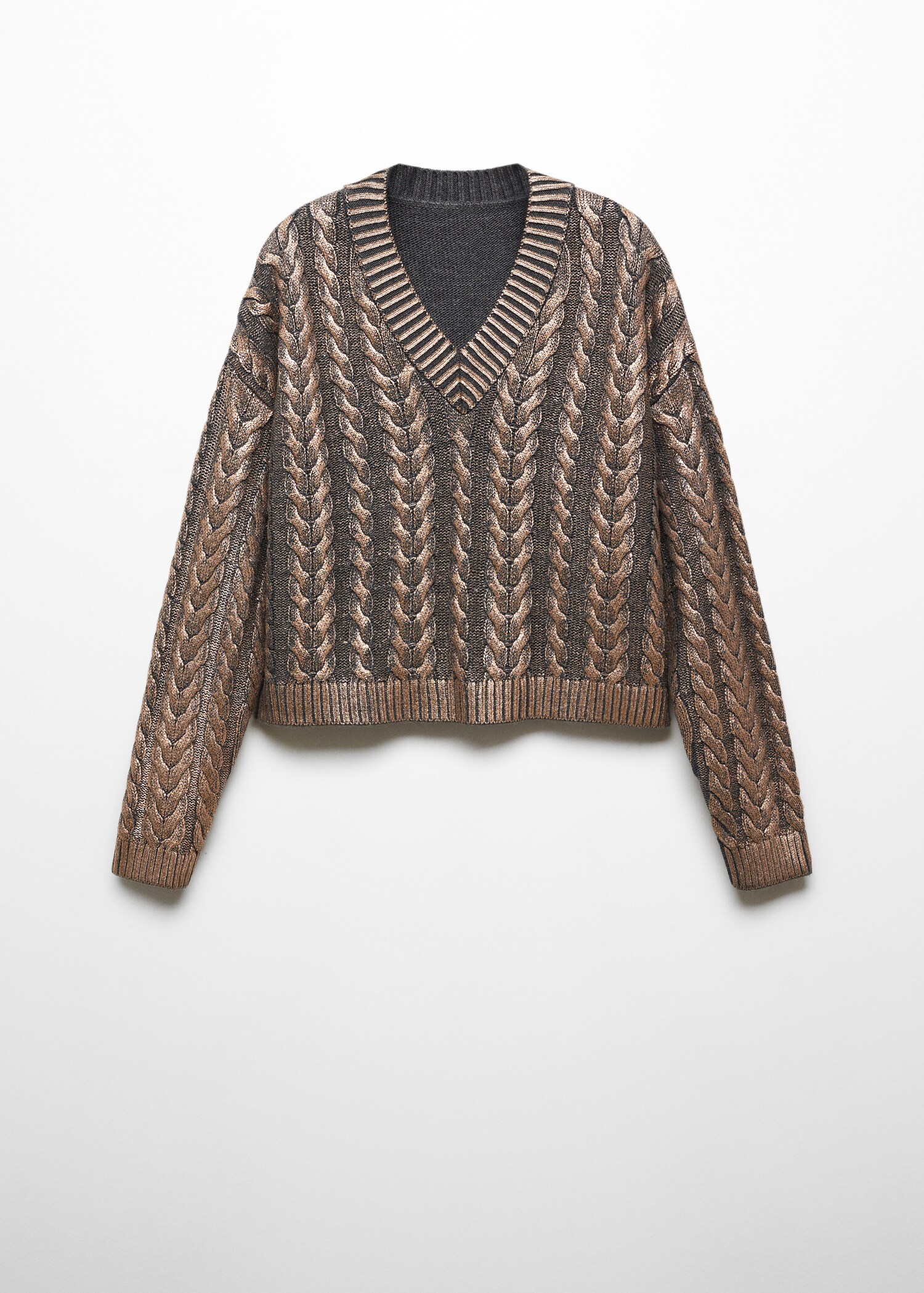 Pullover mit V-Ausschnitt Foil - Artikel ohne Model