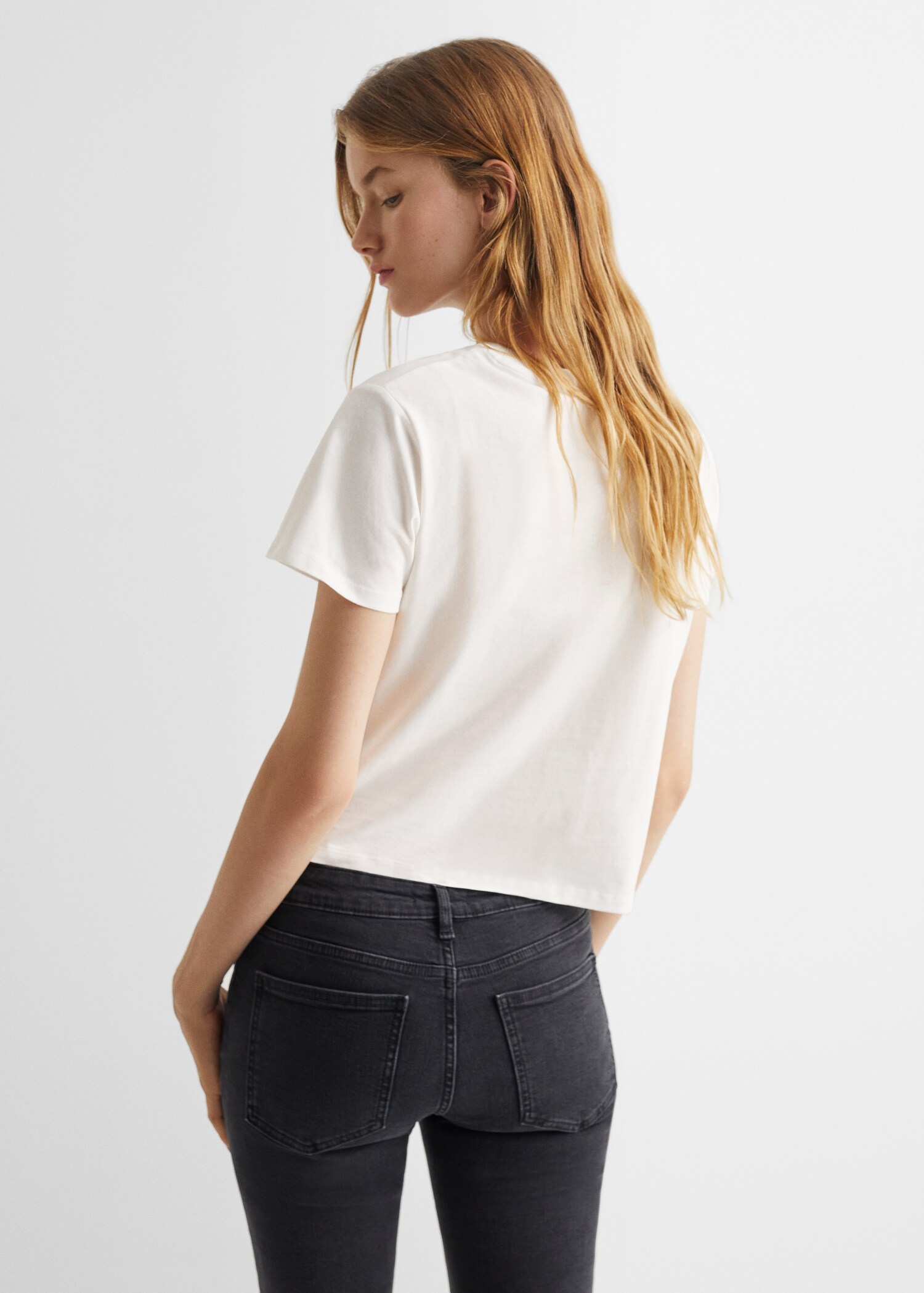 Camiseta mensaje estampado - Reverso del artículo