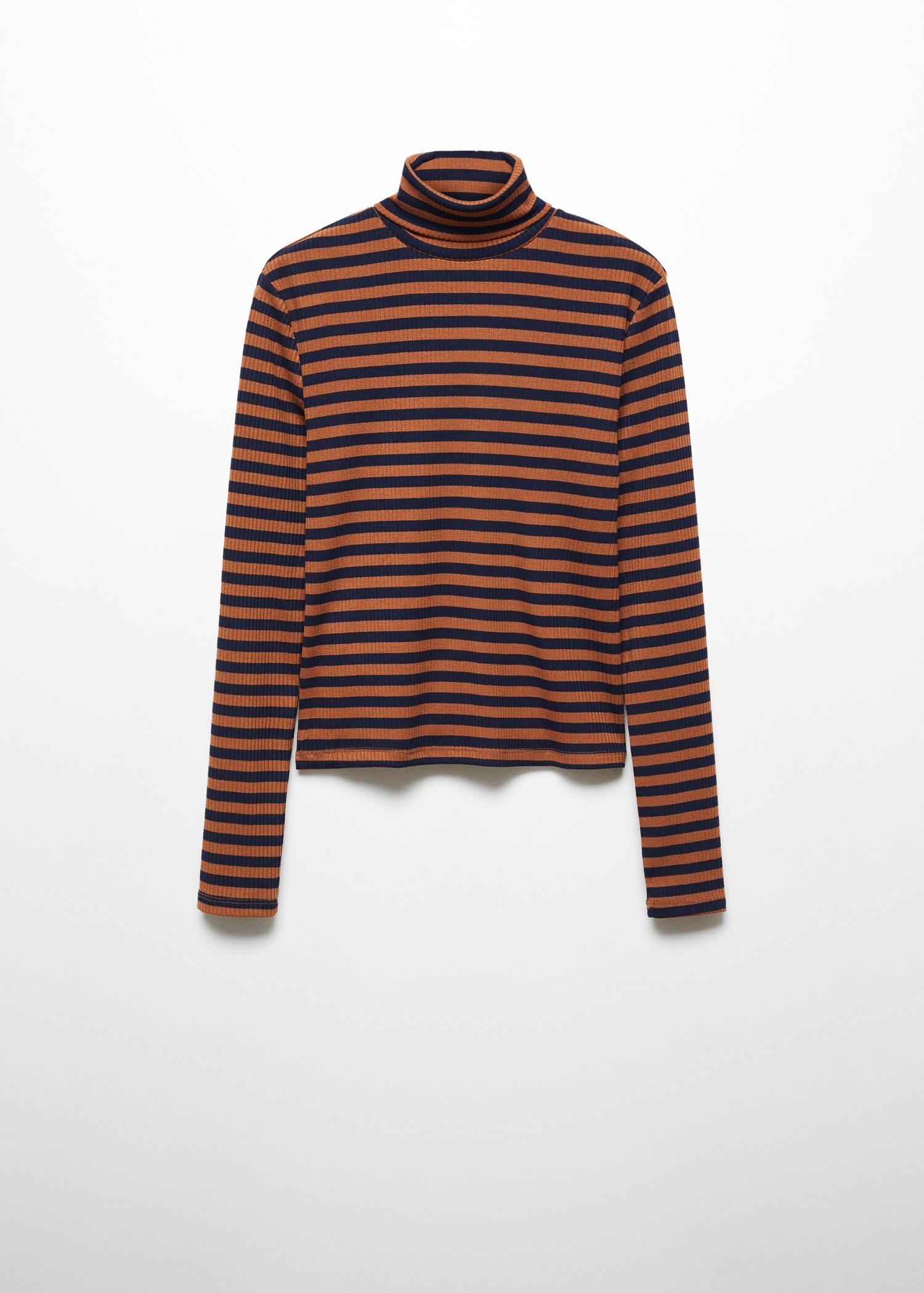 Striped turtleneck T-shirt - Article without model