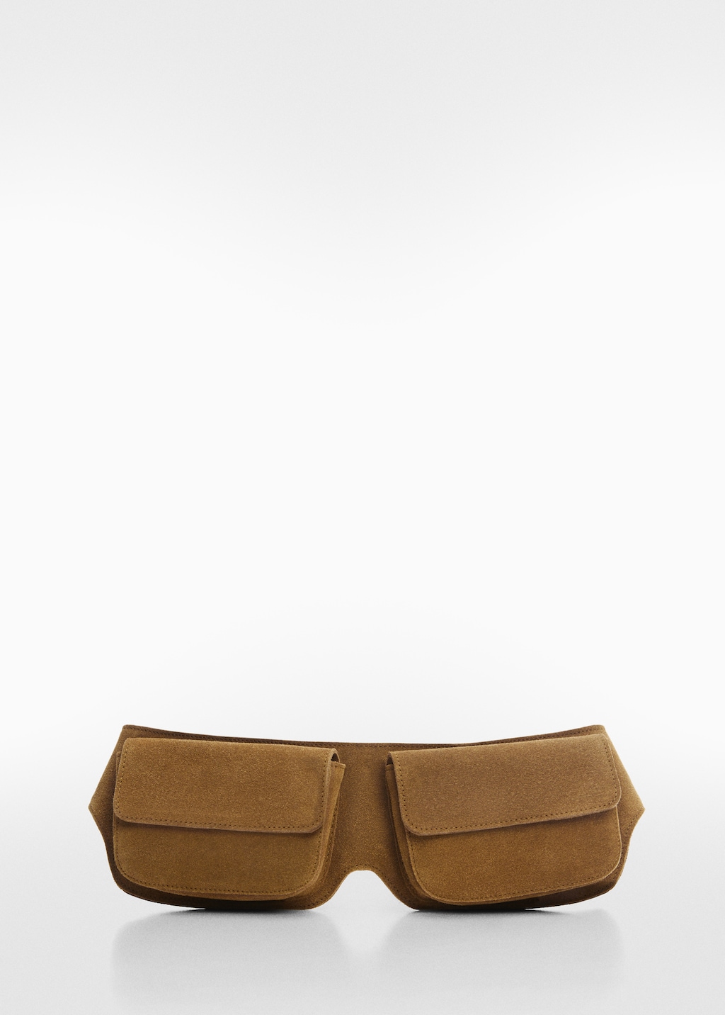 Sac banane cuir double poche