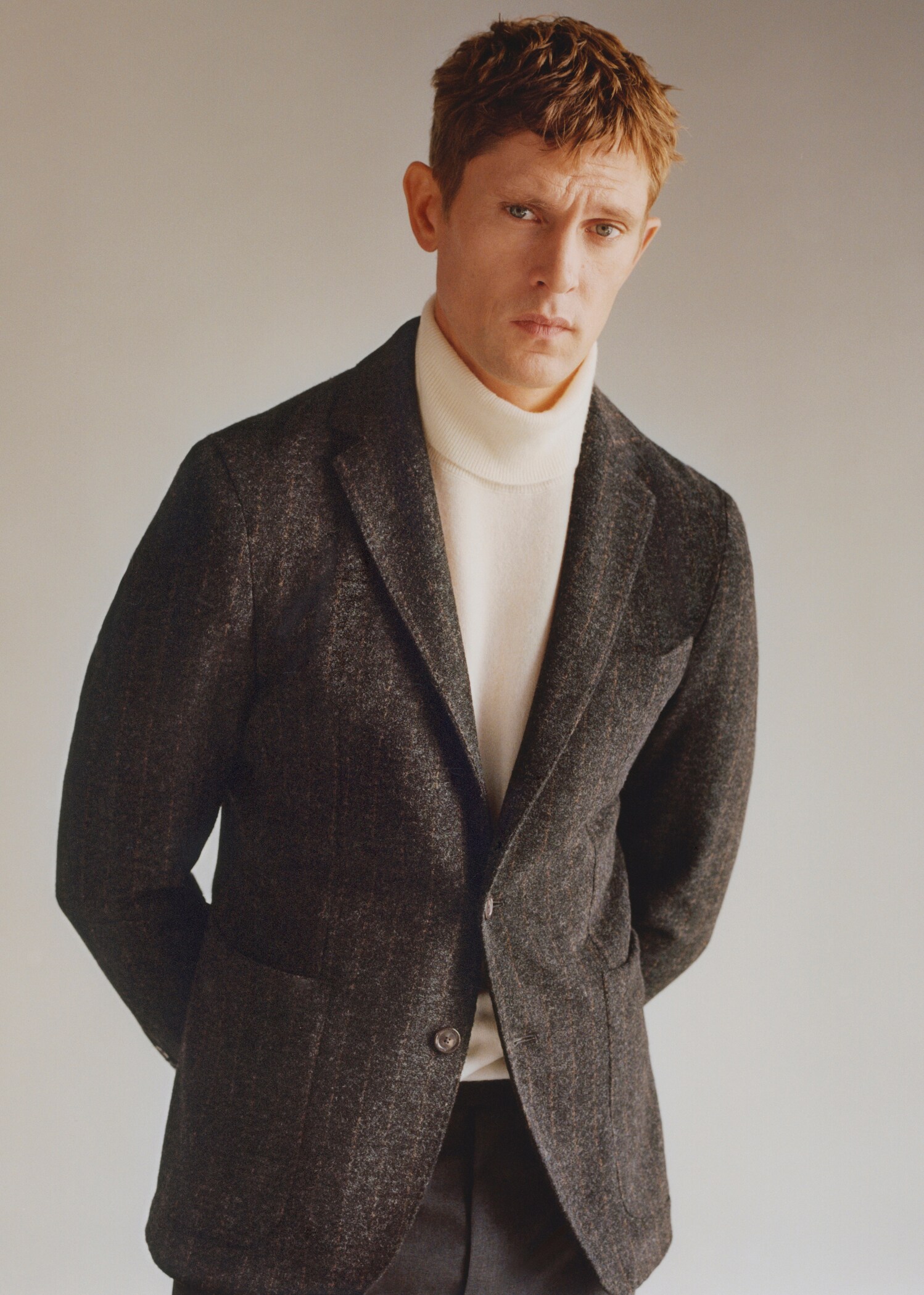Blazer laine vierge fines rayures - Détail de l'article 5