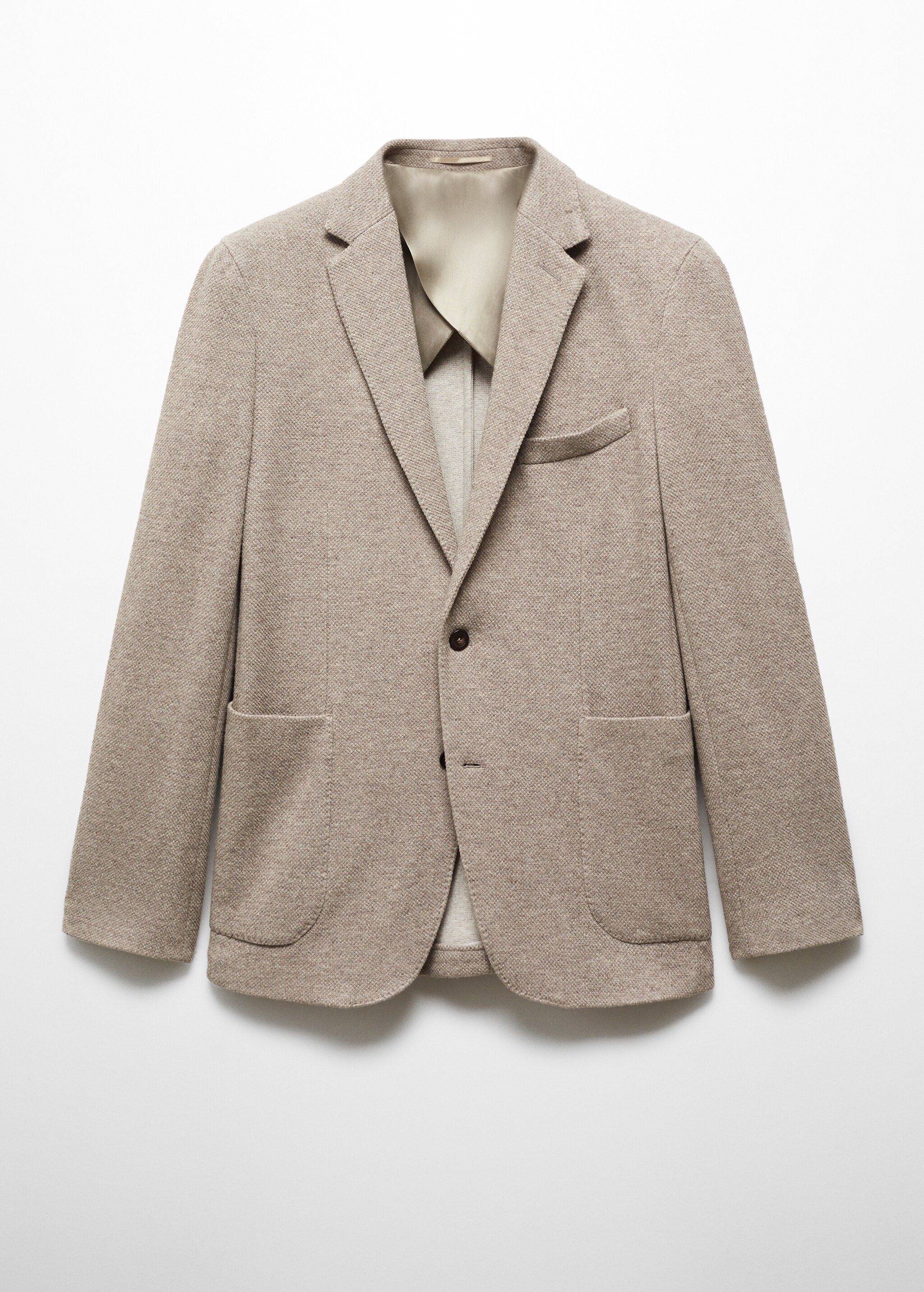 Трикотажный пиджак из чистой шерсти  - Изделие без модели