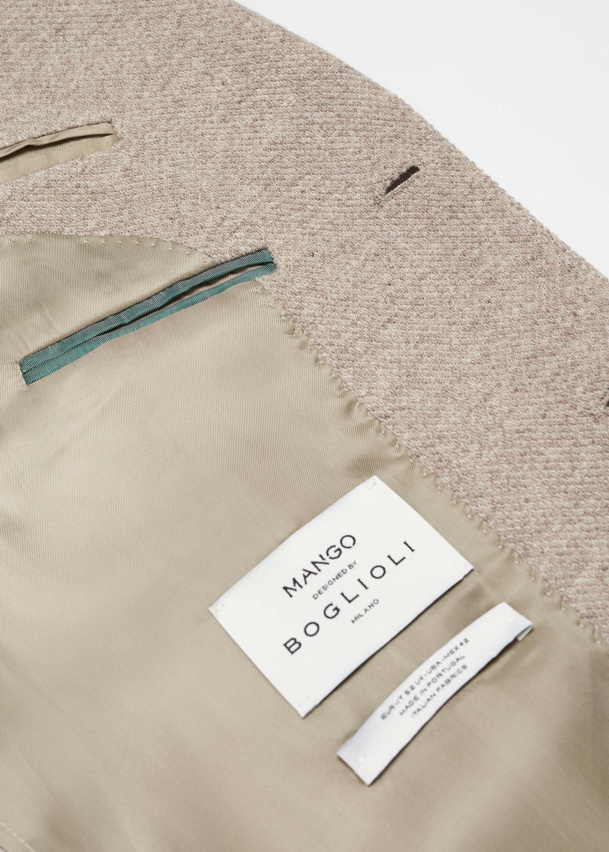 Трикотажный пиджак из чистой шерсти  - Деталь изделия 8