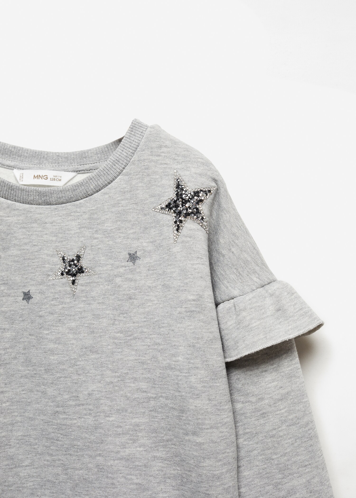 Sudadera estampada volantes - Detalle del artículo 8