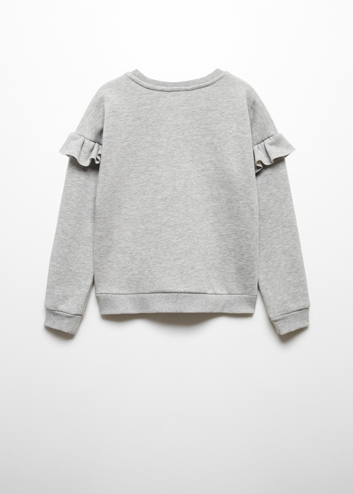 Sudadera estampada volantes - Reverso del artículo