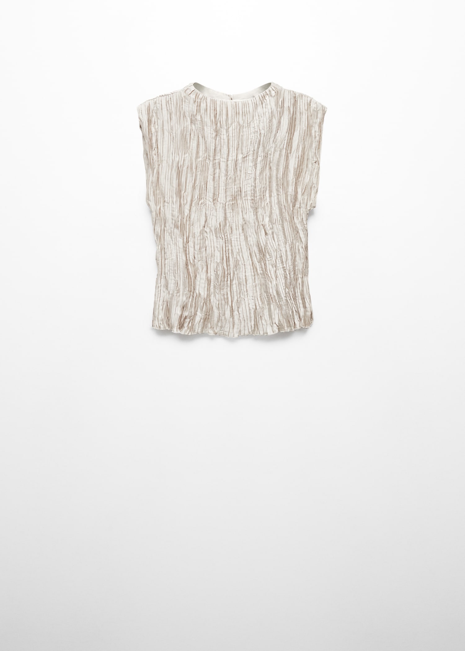 Blouse plissée satinée - Article sans modèle
