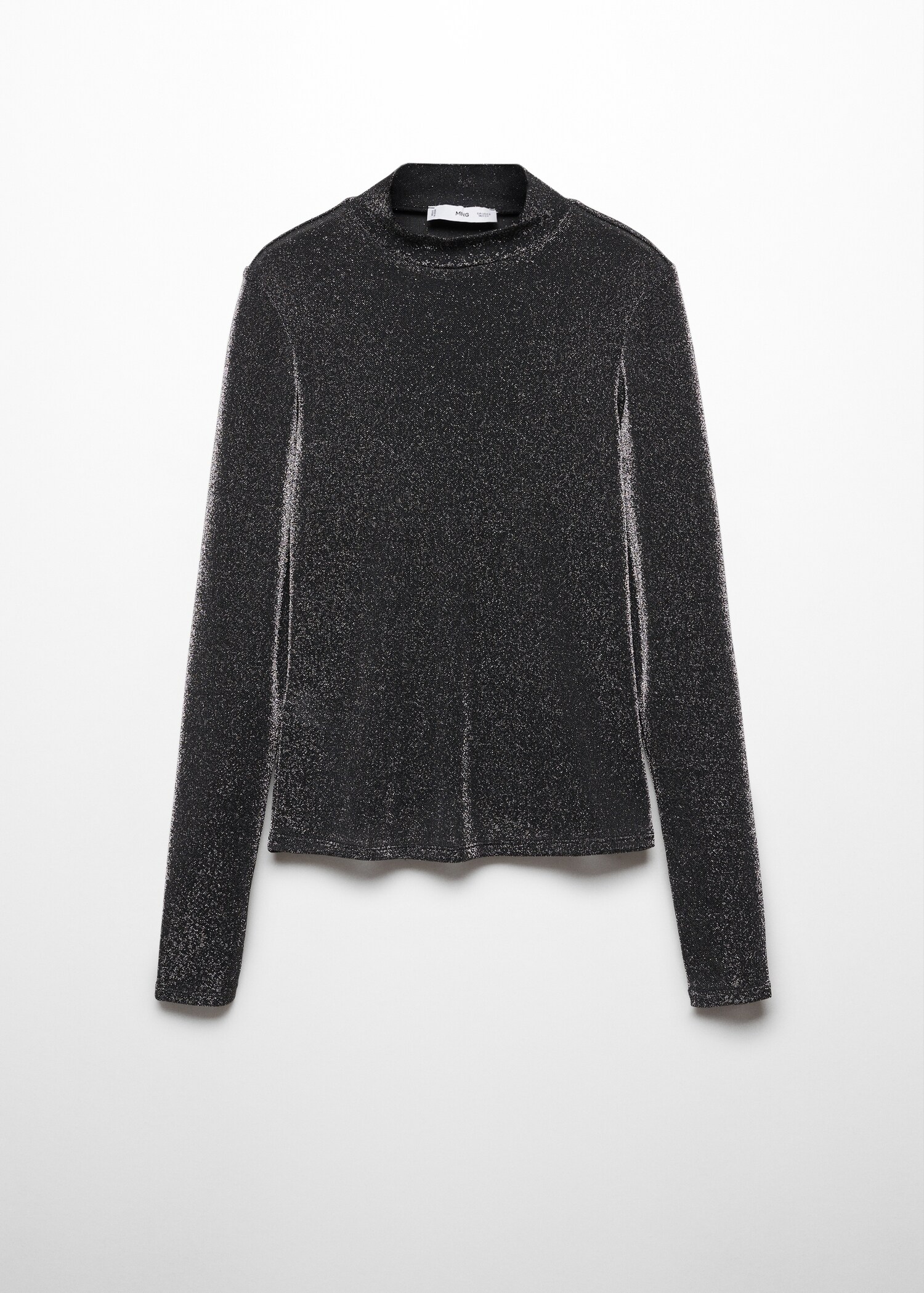 Perkins-neck lurex t-shirt  - Article without model