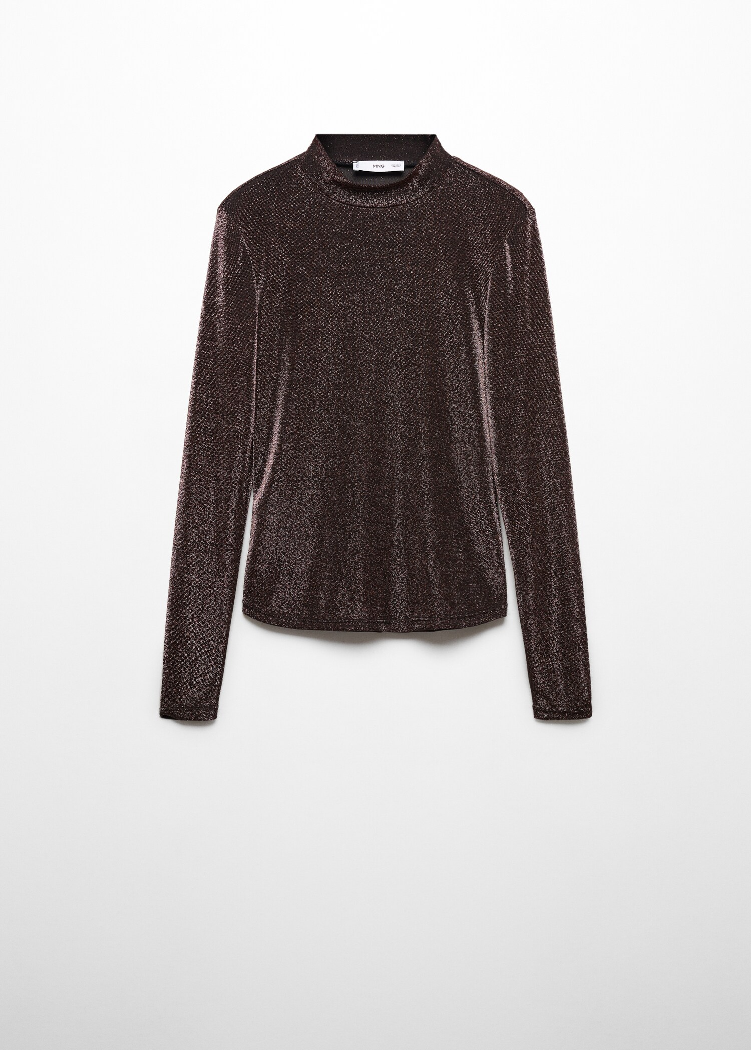 Perkins-neck lurex t-shirt  - Article without model