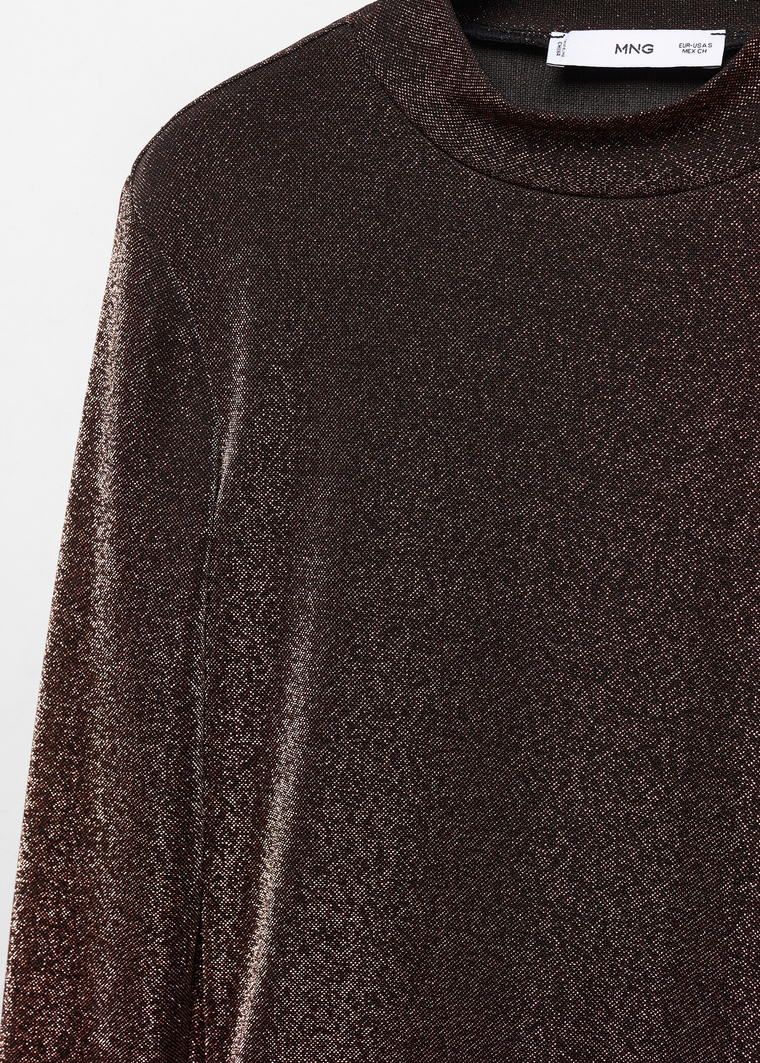 Perkins-neck lurex t-shirt  - Details of the article 8